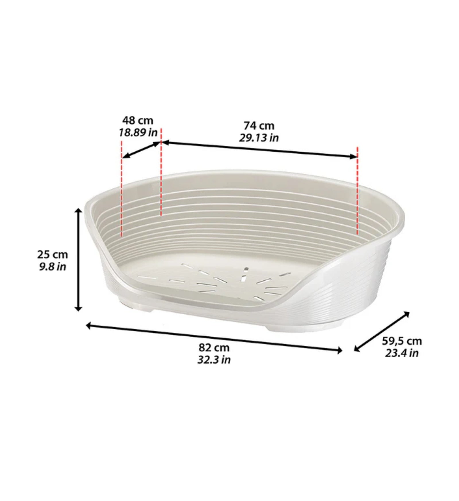 FERPLAST CANE CUCCIA SIESTA DELUXE 8 BLU