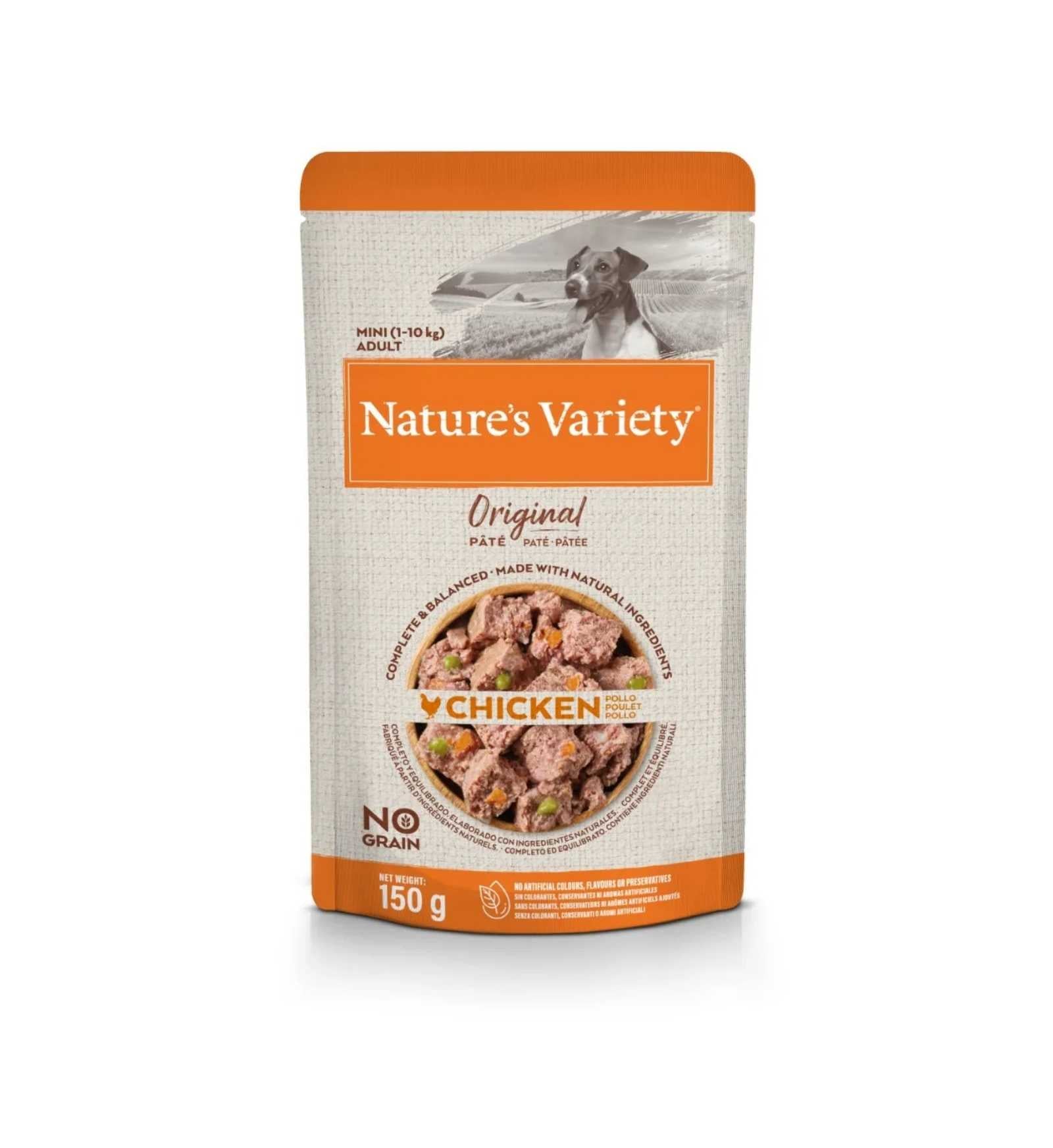 NATURE'S VARIETY ORIGINAL WET CANE MINI AL POLLO DA 150 GR