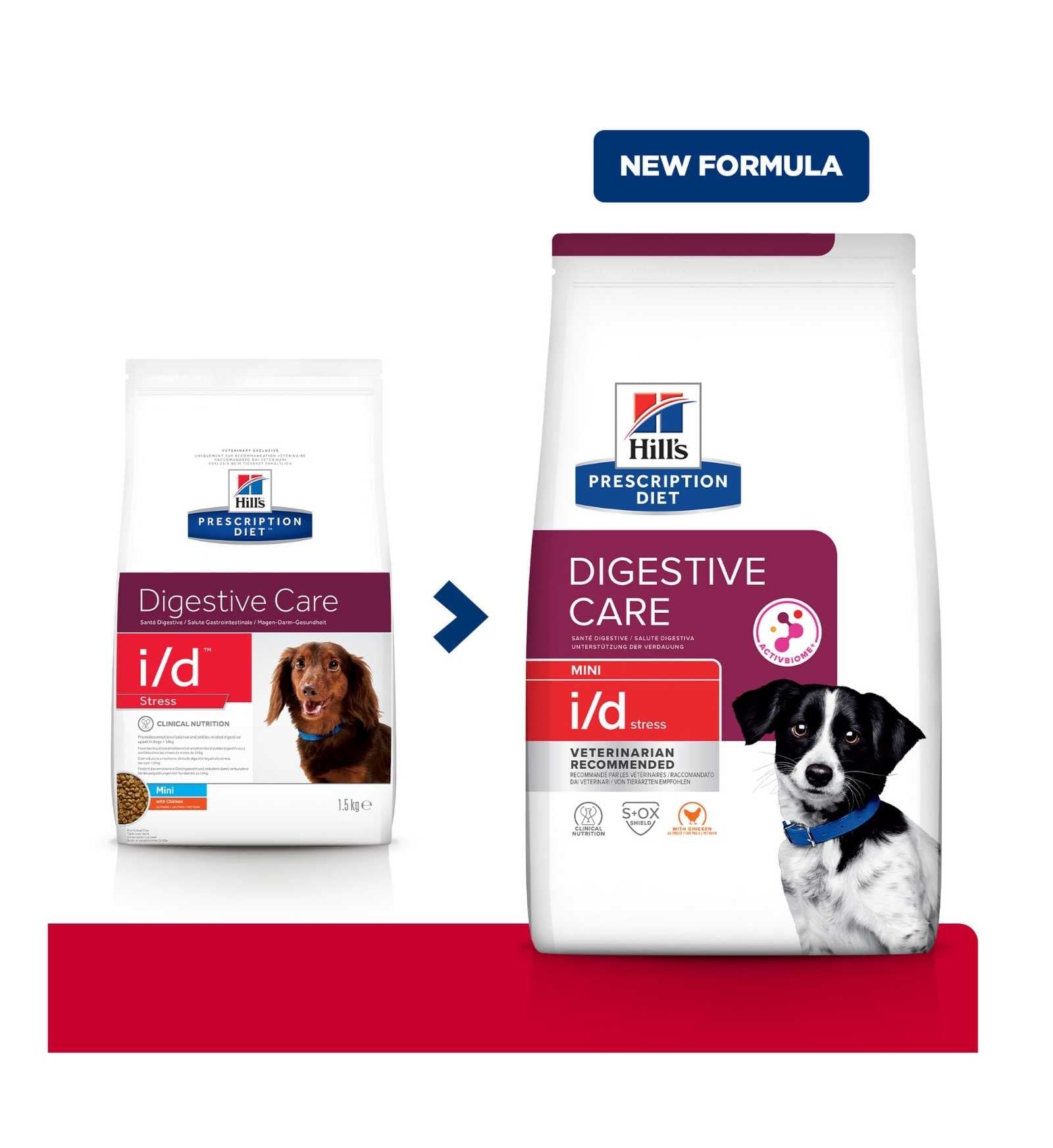 HILL'S PRESCRIPTION DIET CANE I/D STRESS DIGESTIVE CARE MINI POLLO