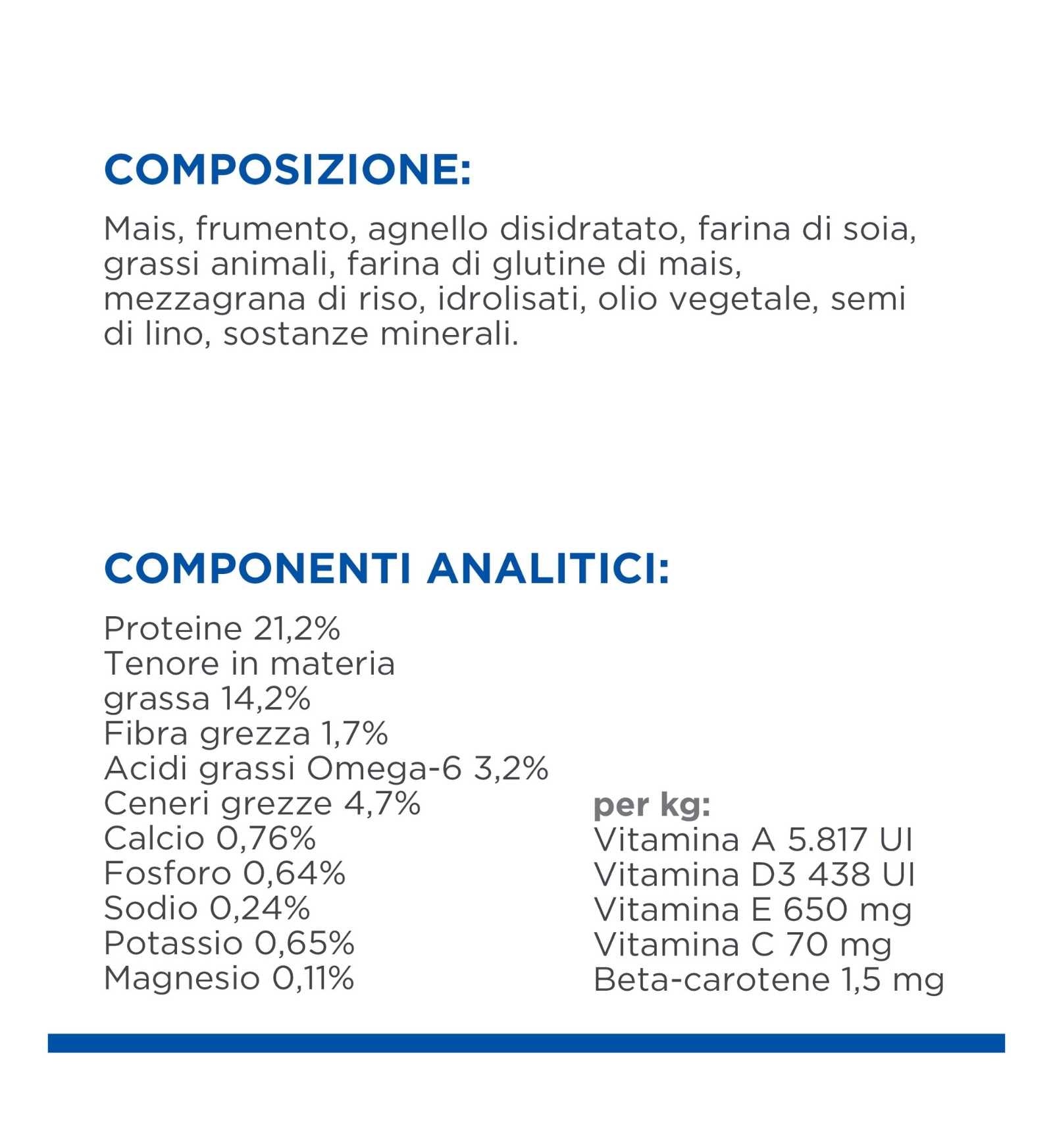 HILL'S SCIENCE PLAN CANE ADULT MEDIUM AGNELLO E RISO