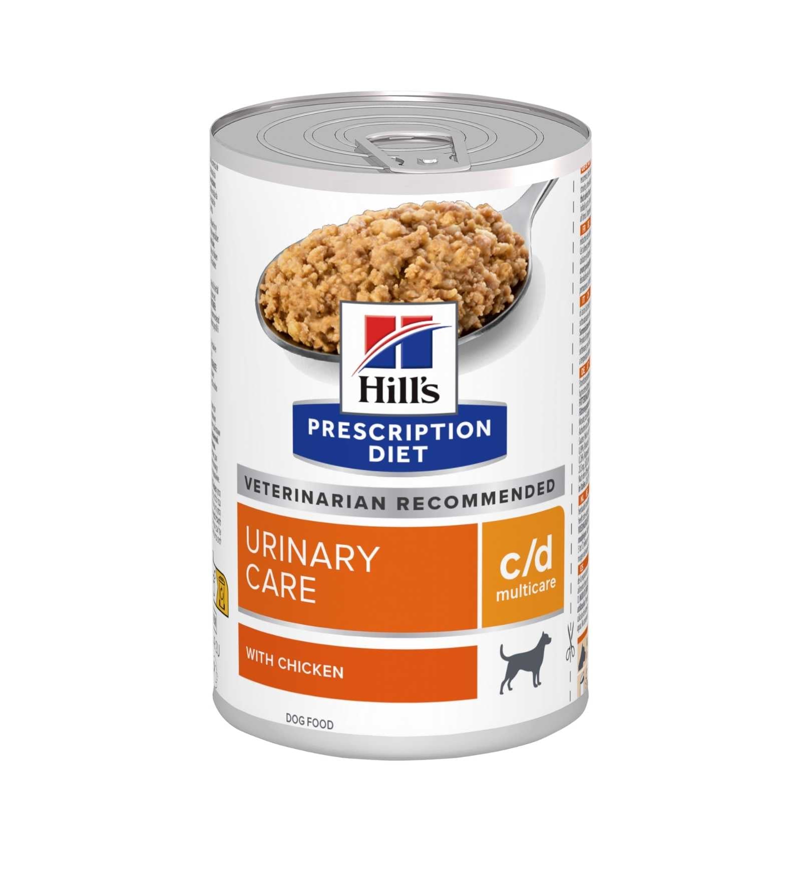 HILL'S PRESCRIPTION DIET CANE C/D MULTICARE URINARY CARE POLLO DA 370 G IN LATTINA