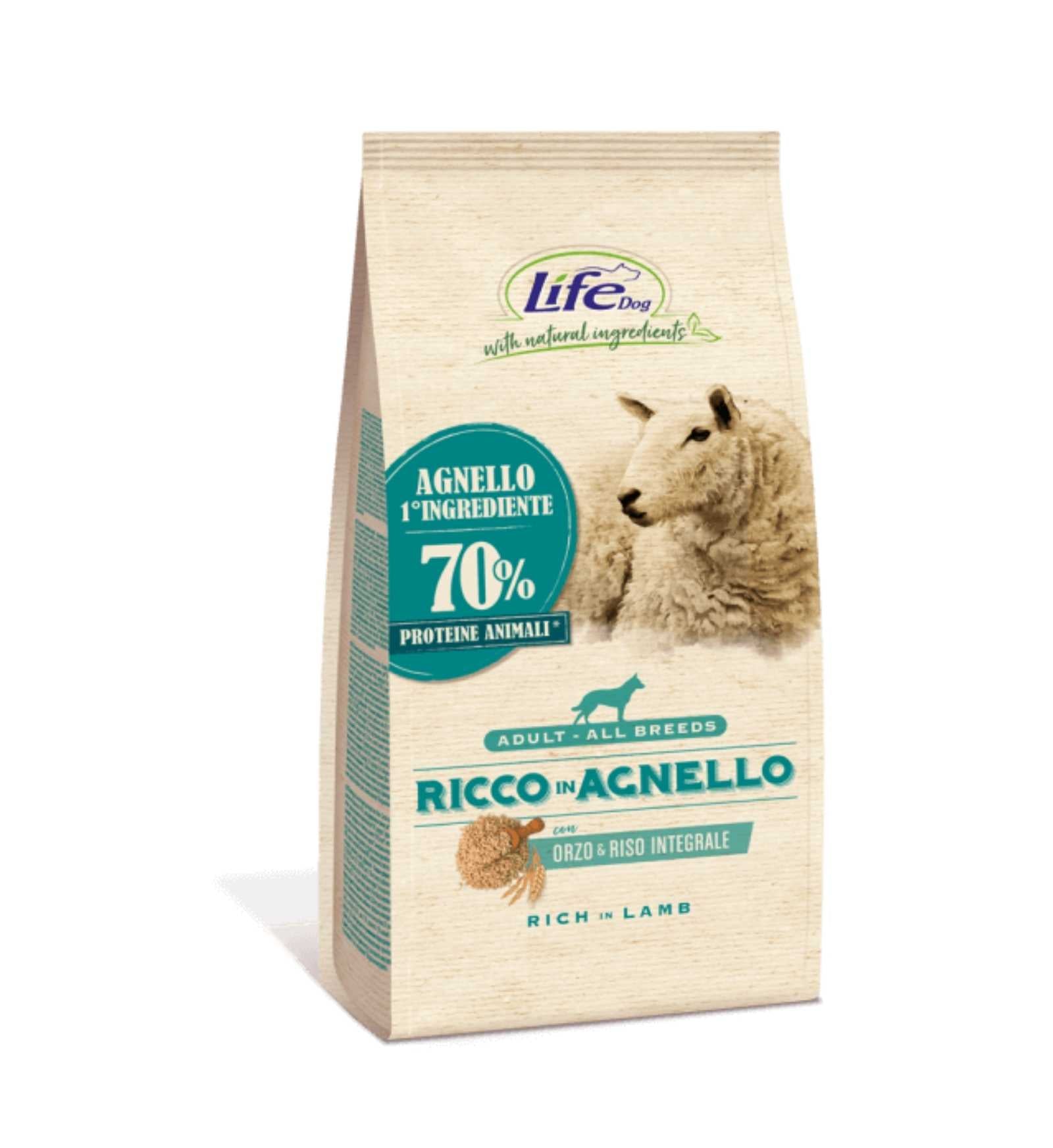 LIFEPETCARE CANE ADULT CON AGNELLO