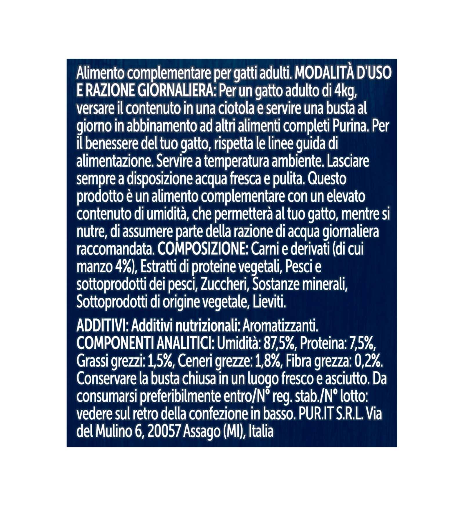 PURINA GATTO FELIX SOUP CON MANZO DA 48 G
