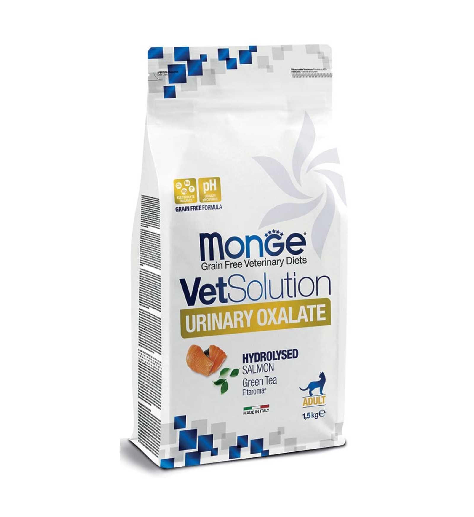 MONGE VETSOLUTION GATTO GRAIN FREE VETERINARY DIET URINARY OXALATE
