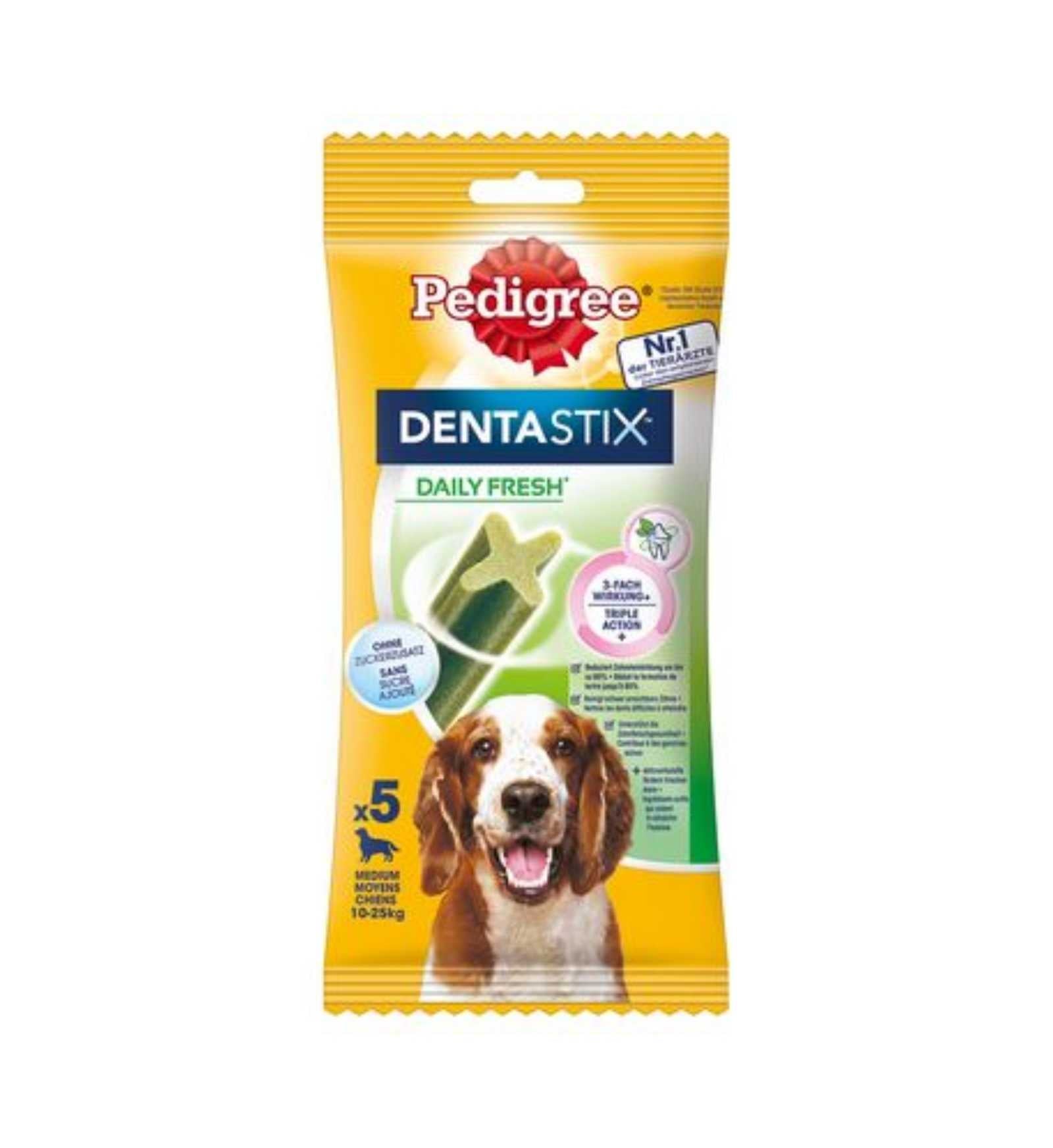 PEDIGREE CANE SNACK DENTASTIX FRESH MEDIUM MULTIPACK