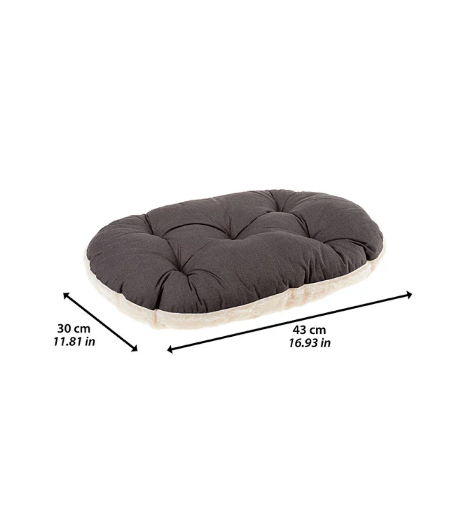 CUSCINO RELAX 45/2 MARRONE-BEIGE