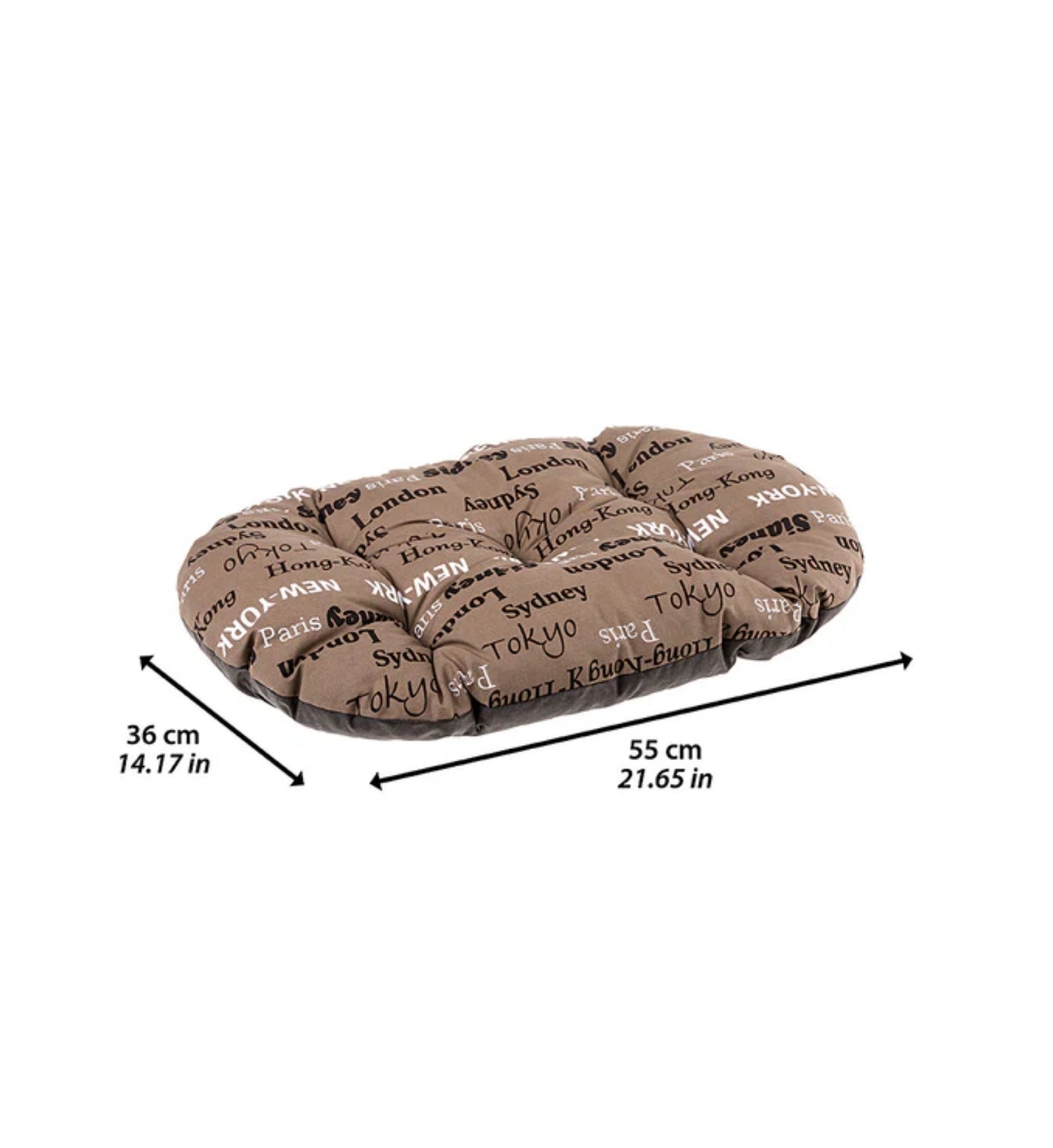 CUSCINO RELAX 55/4 CITTA' MARRONE