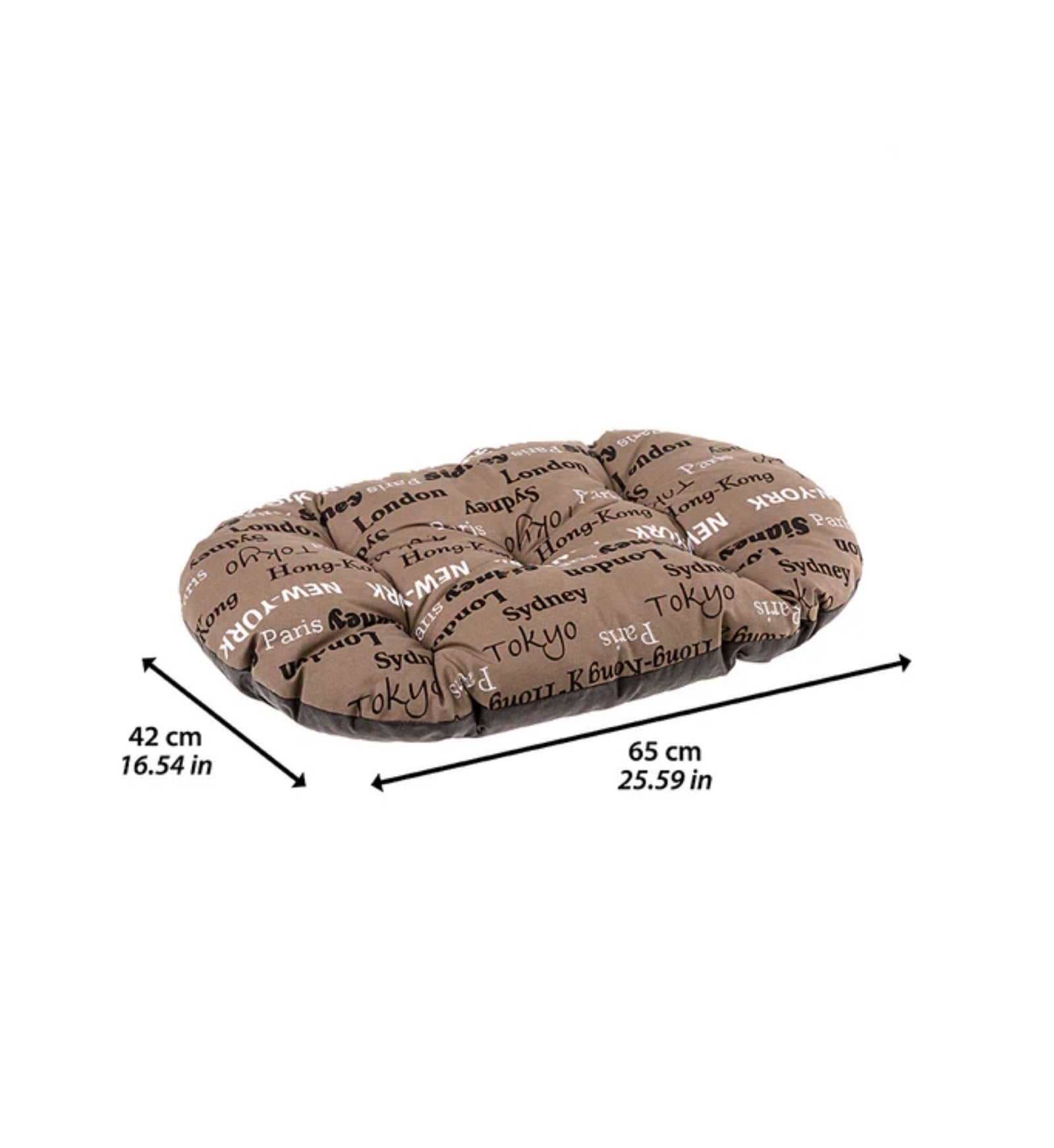 CUSCINO RELAX 65/6 CITTA' MARRONE