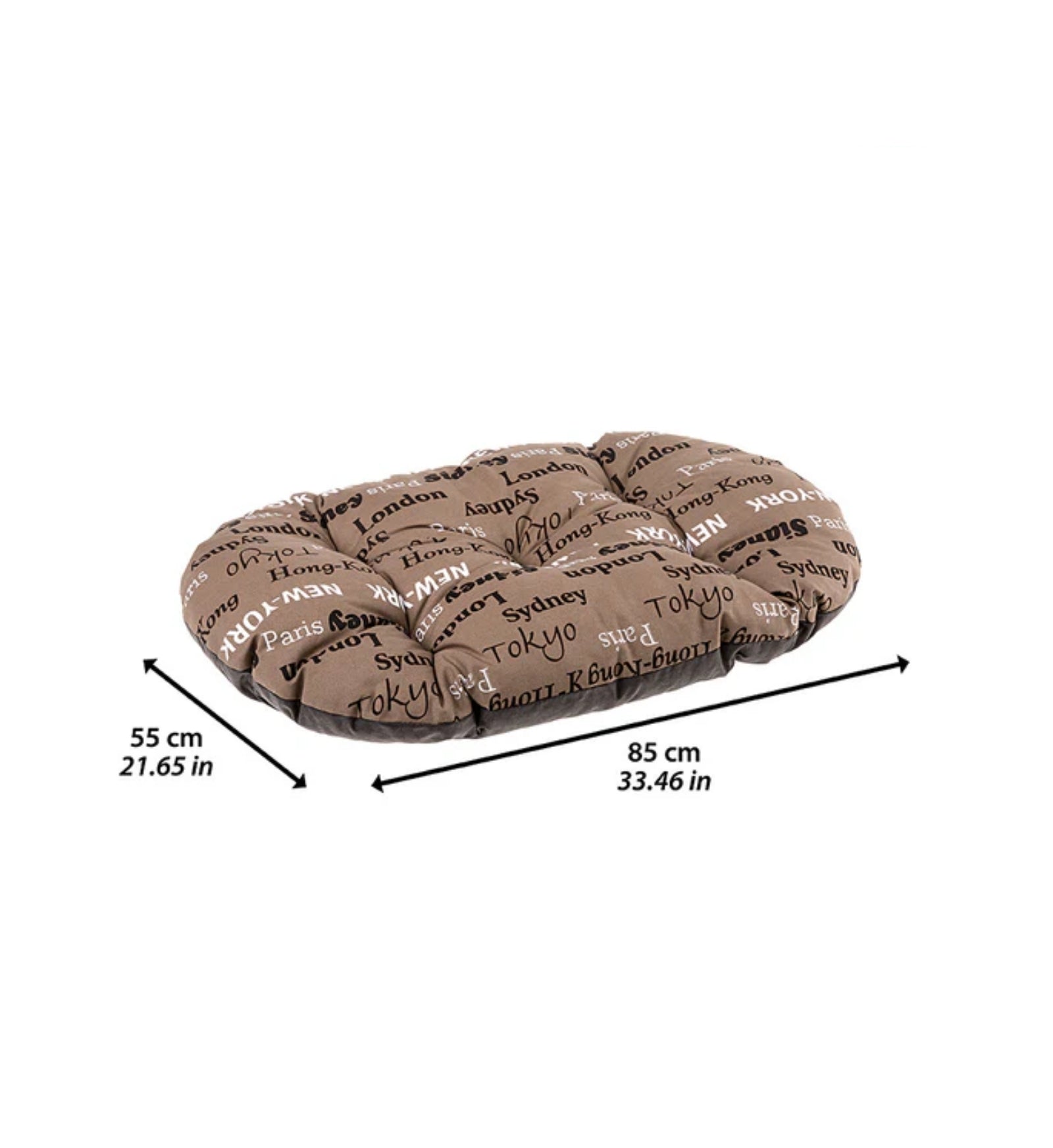 CUSCINO RELAX 89/10 CITTA' MARRONE