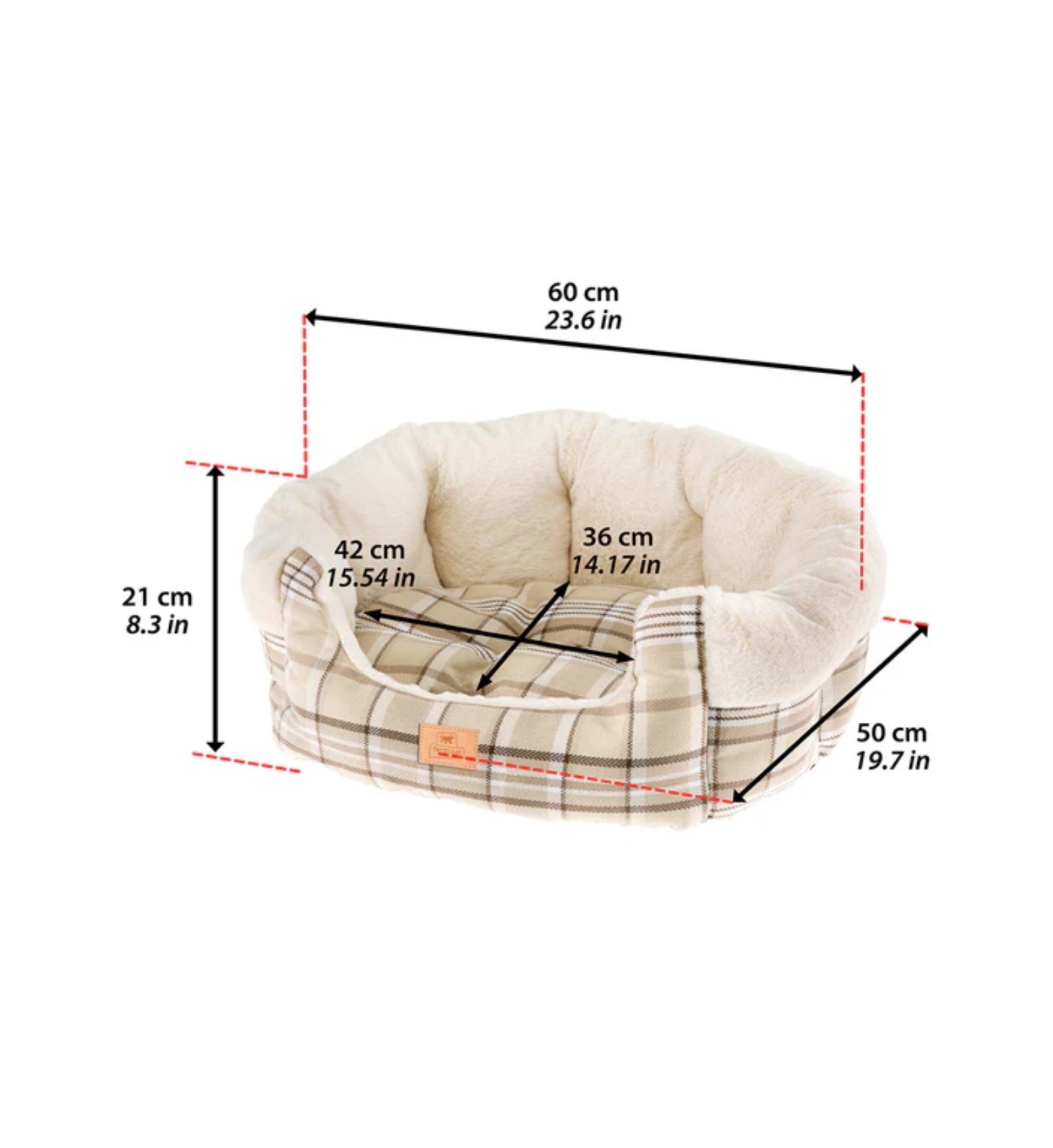 FERPLAST CANE E GATTO CUCCIA ETOILE 4 60X50X21 CM BLU
