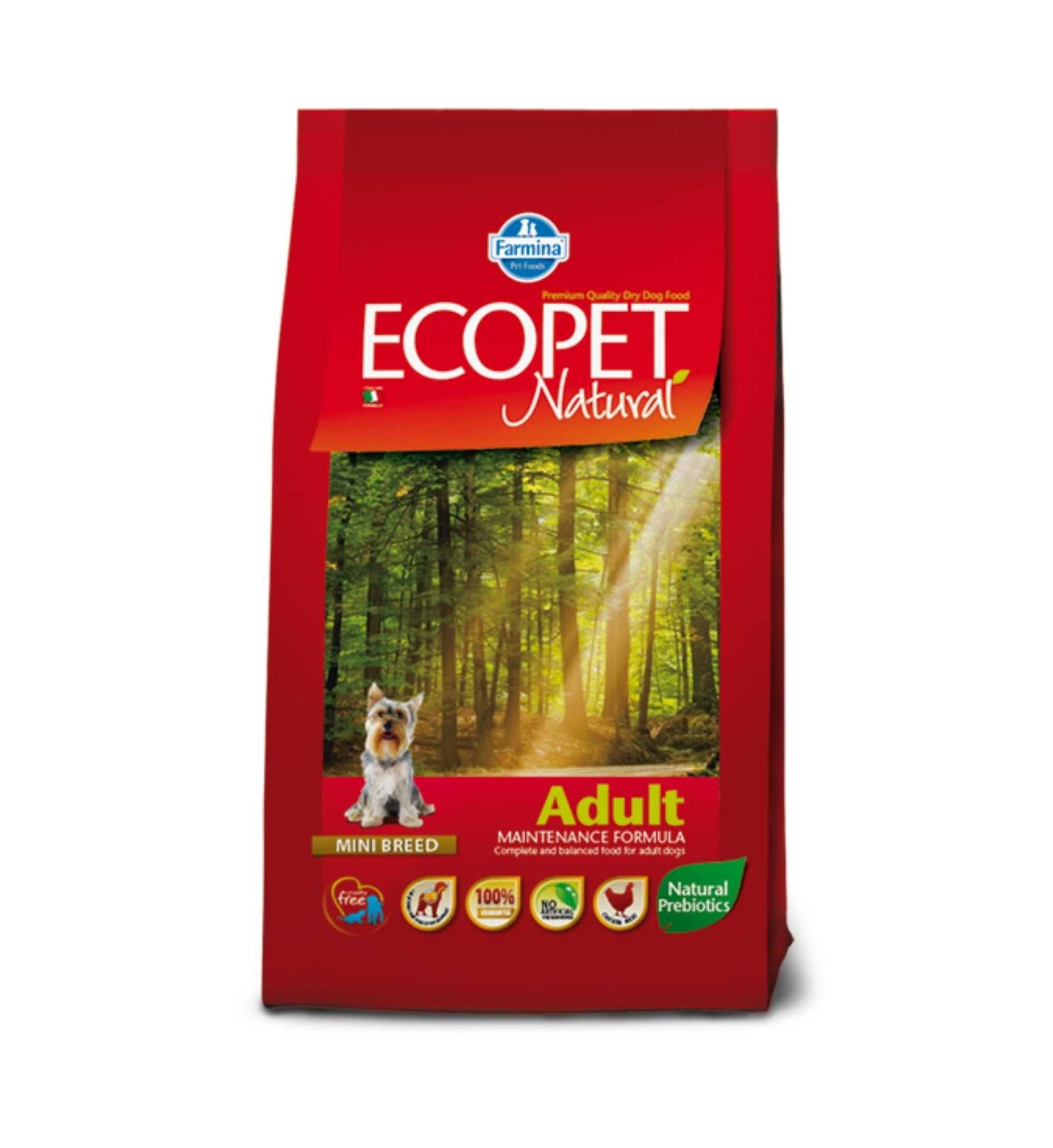 FARMINA ECOPET NATURAL ADULT MINI AL POLLO DA 2,5 KG