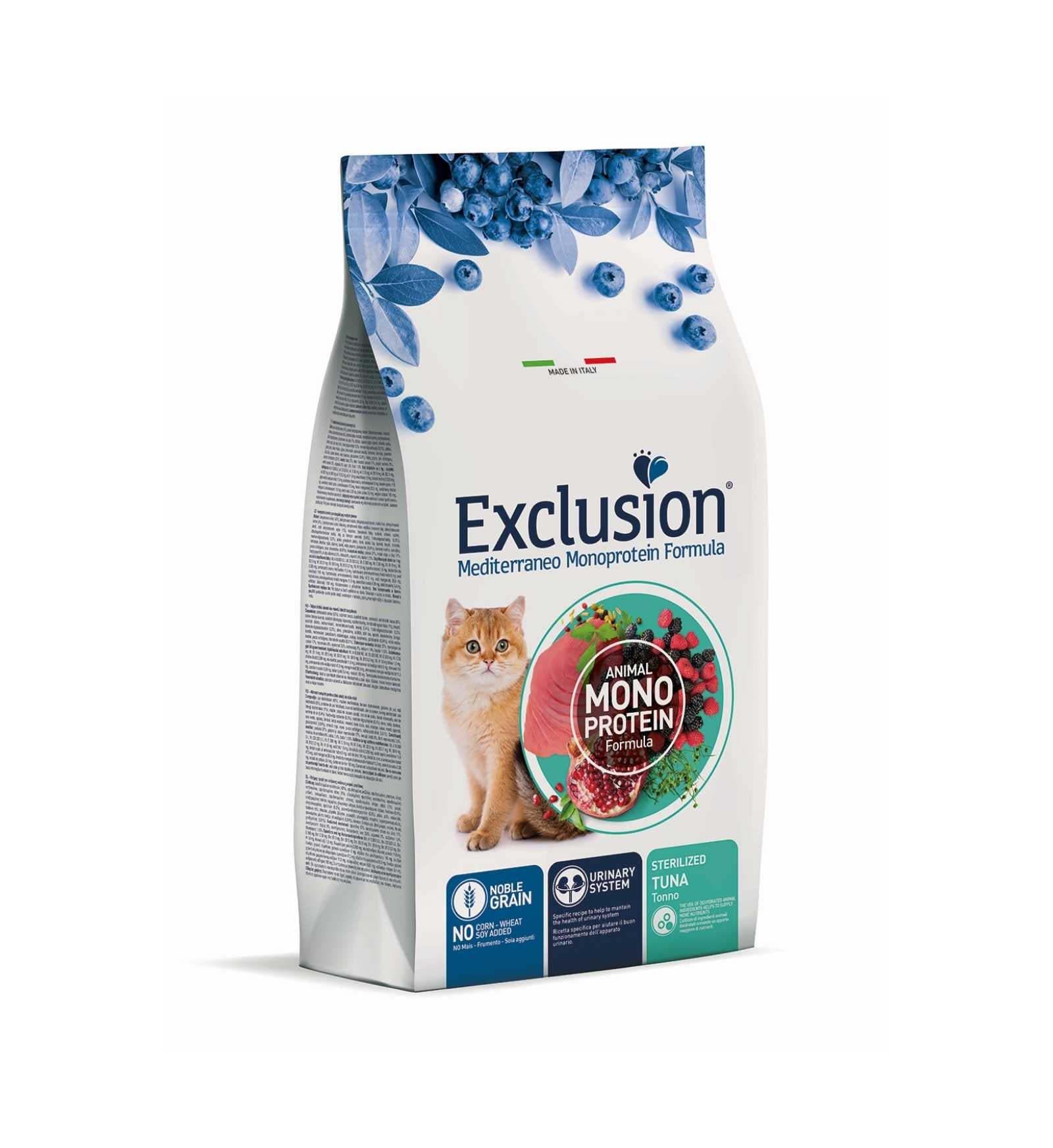 EXCLUSION GATTO NOBLE GRAIN MONOPROTEICO STERILIZZAT TONNO