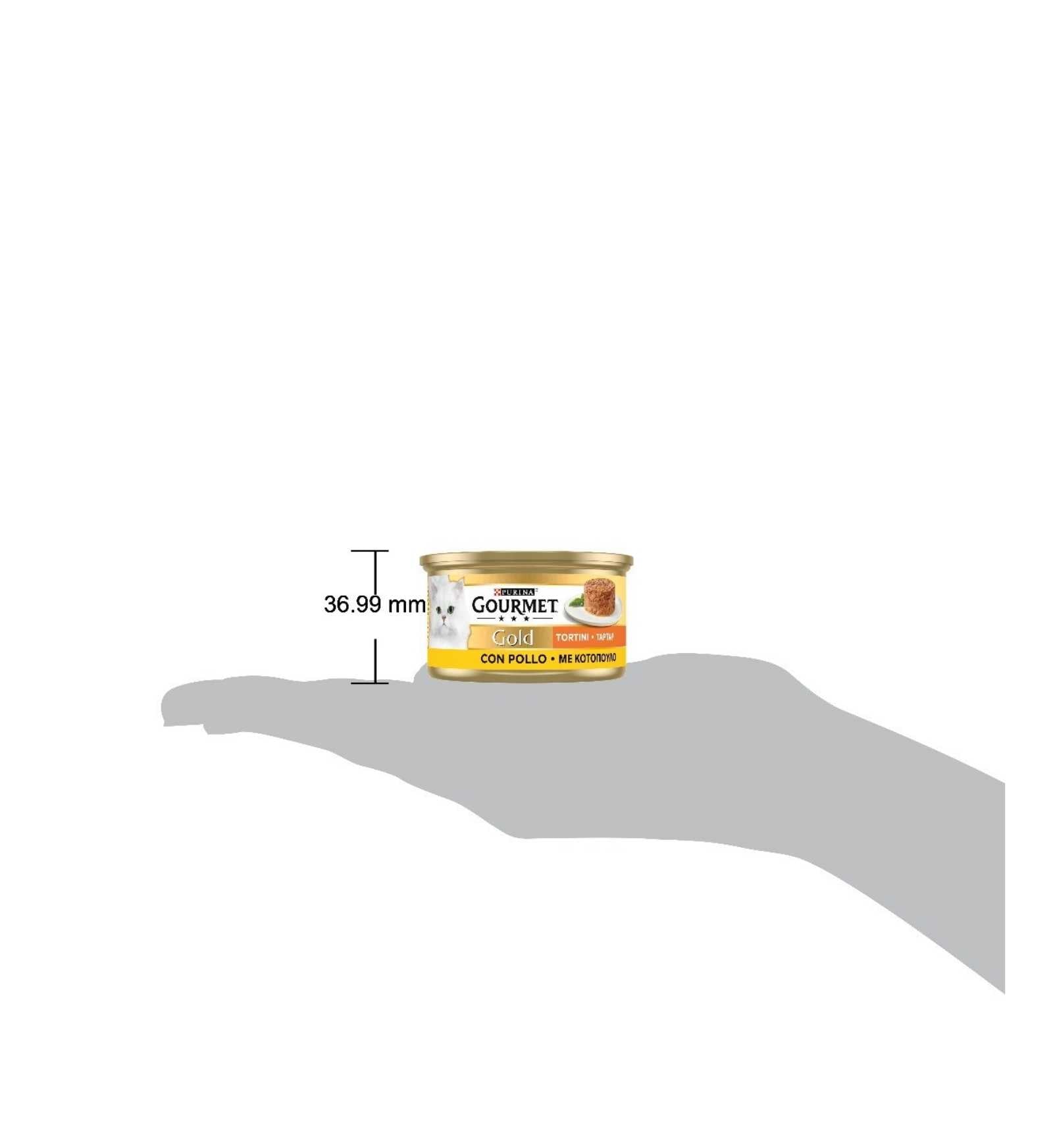 PURINA GOURMET GOLD GATTO TORTINI AL POLLO DA 85 GR IN LATTINA