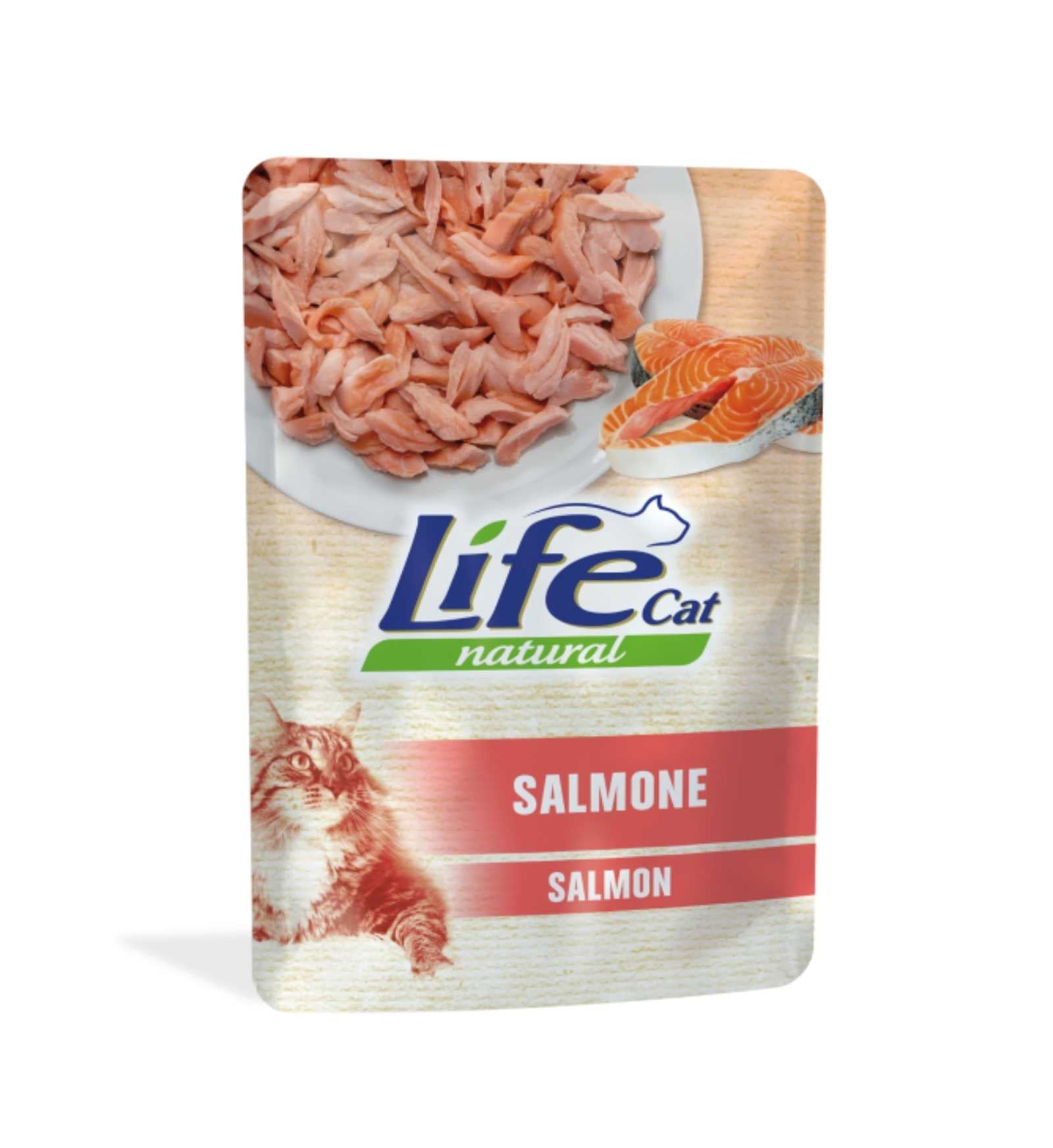 LIFEPETCARE GATTO LIFE CAT NATURAL SALMONE DA 70 GR IN BUSTA