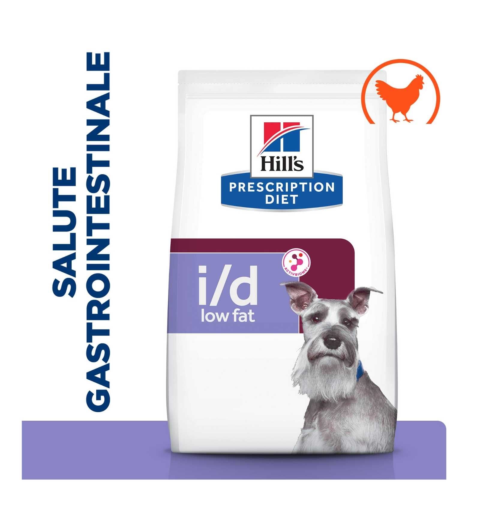 HILL'S PRESCRIPTION DIET CANE I/D LOW FAT DIGESTIVE CARE POLLO