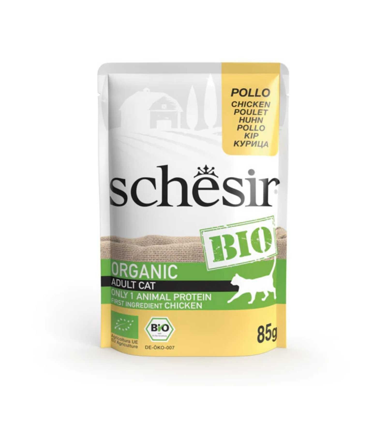 SCHESIR BIO GATTO CON POLLO DA 85 GR IN BUSTA