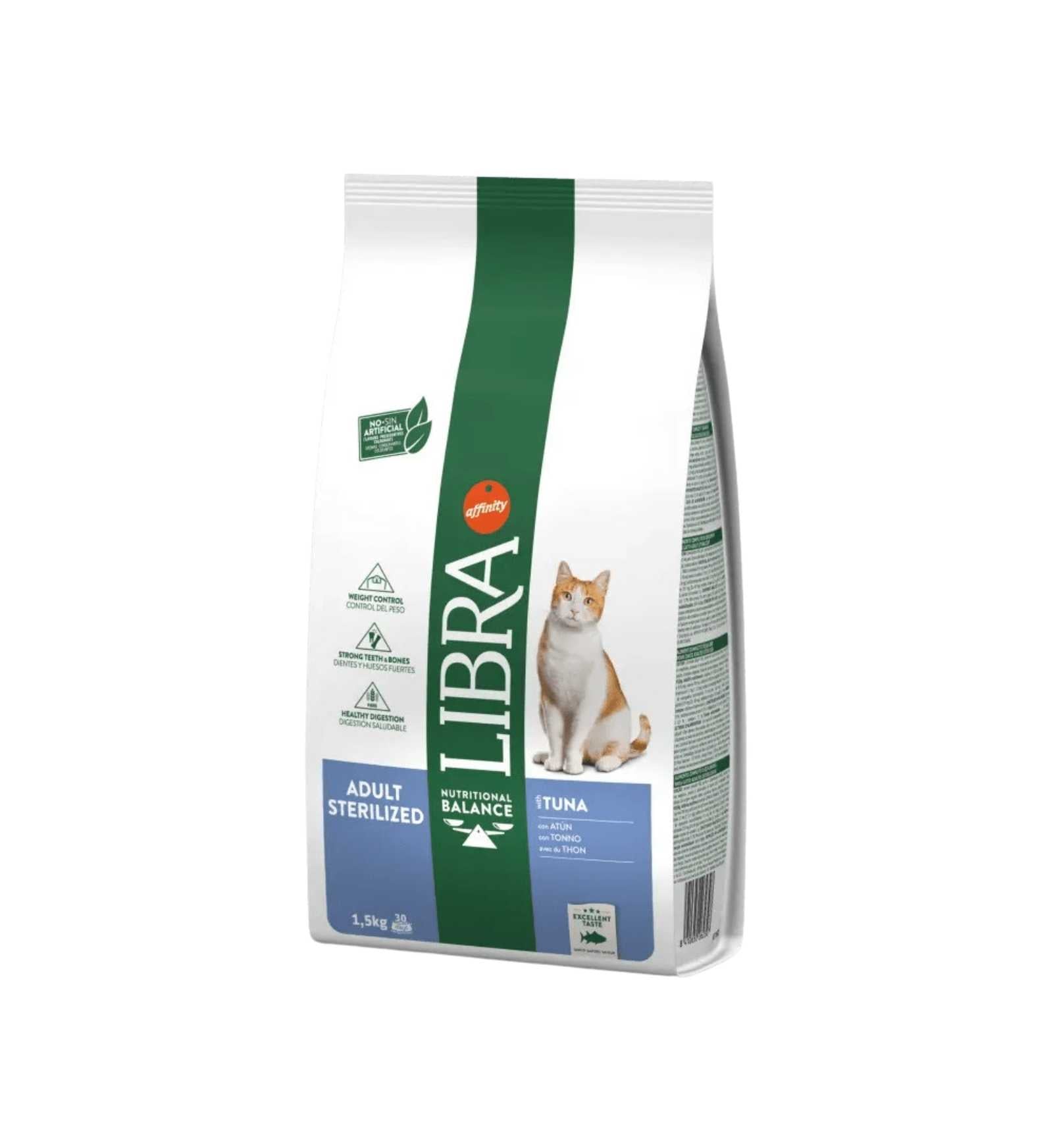 LIBRA GATTO STERILIZZATO AL TONNO DA 1,5 KG