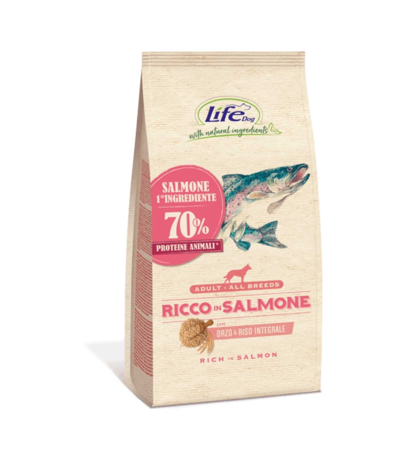 LIFEPETCARE CANE ADULT CON SALMONE