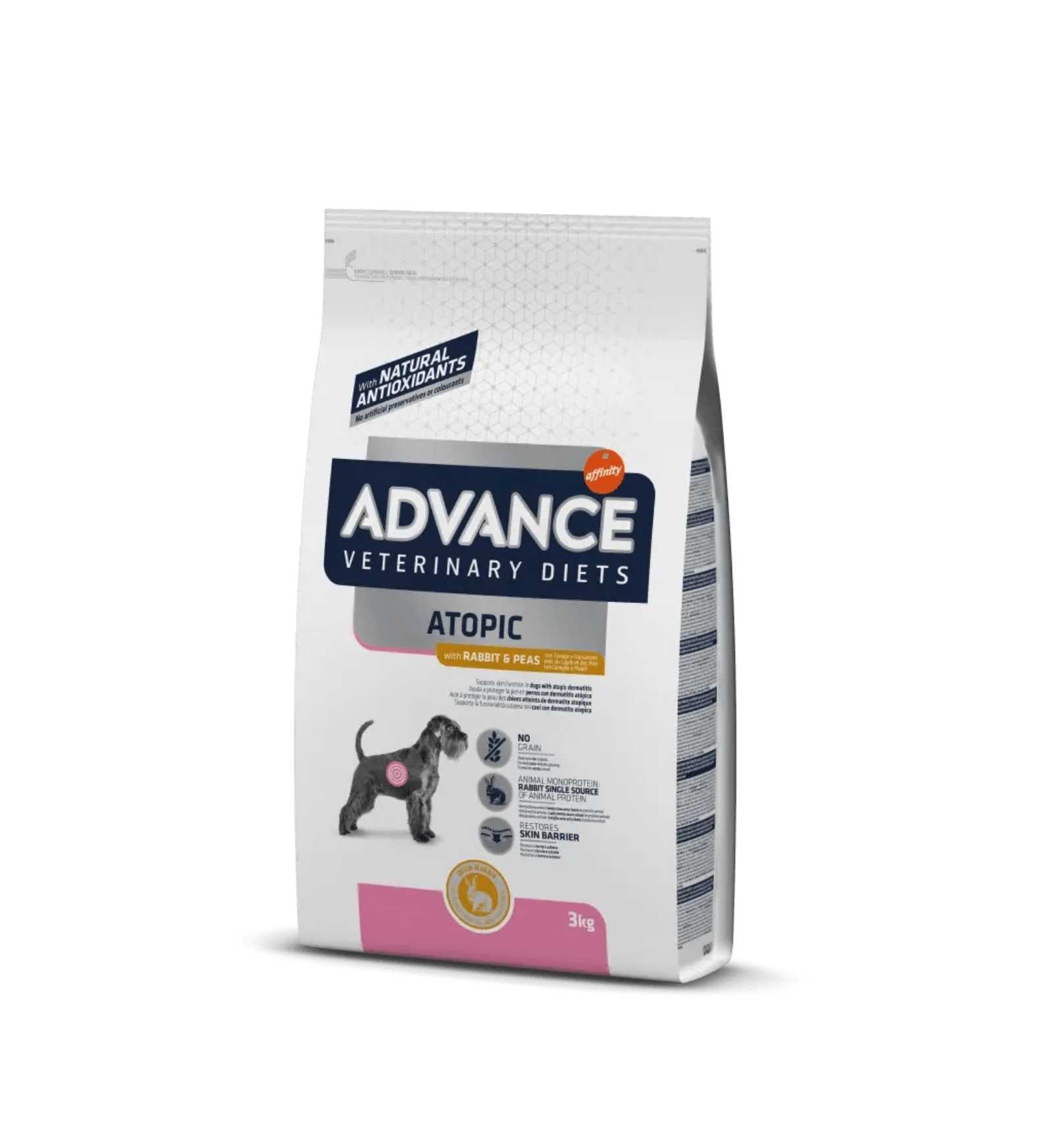 AFFINITY CANE ADVANCE VETERINARY DIETS ATOPIC CONIGLIO DA 3 KG