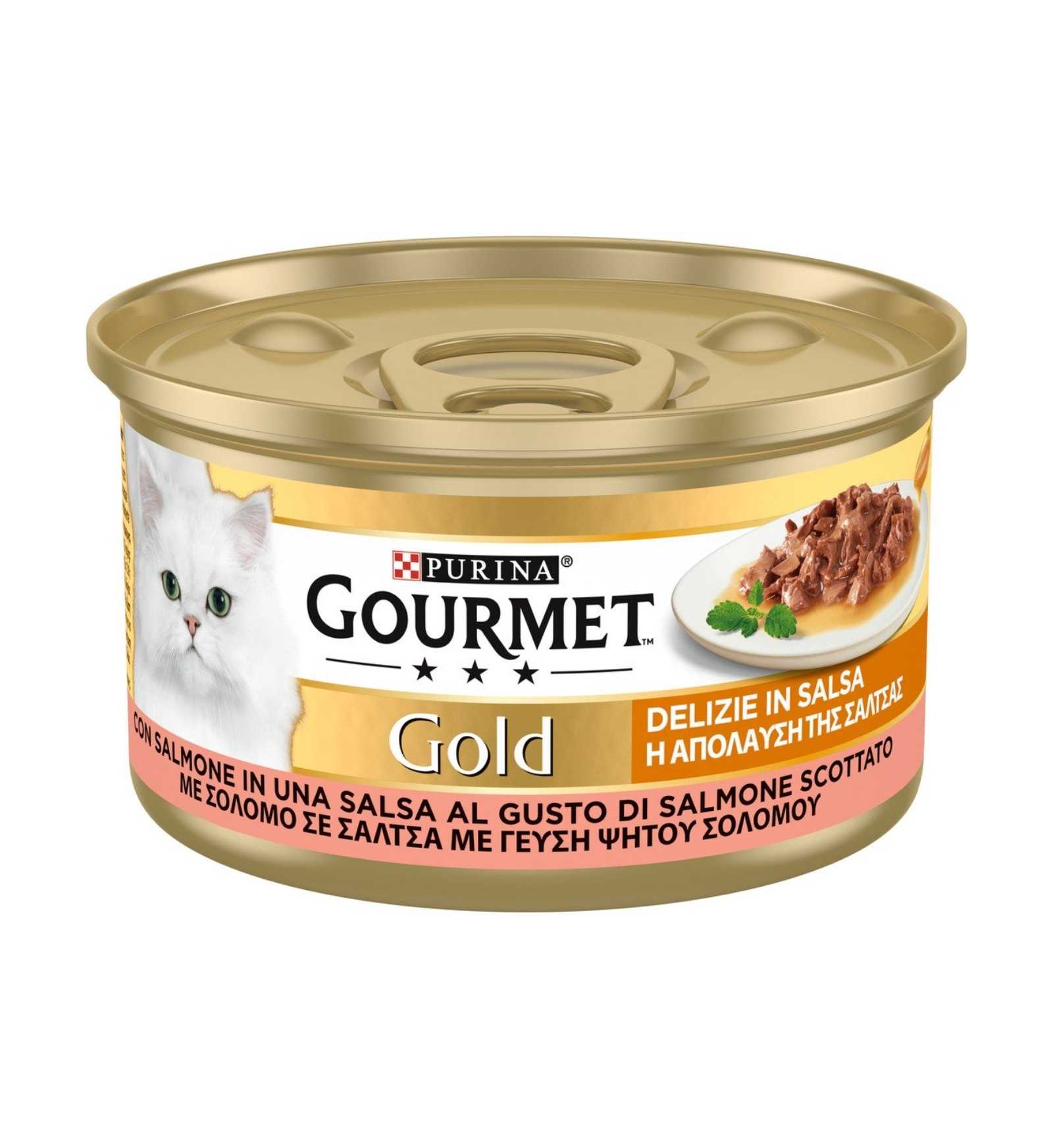 PURINA GOURMET GATTO DELIZIE IN SALSA CON SALMONE DA 85 G