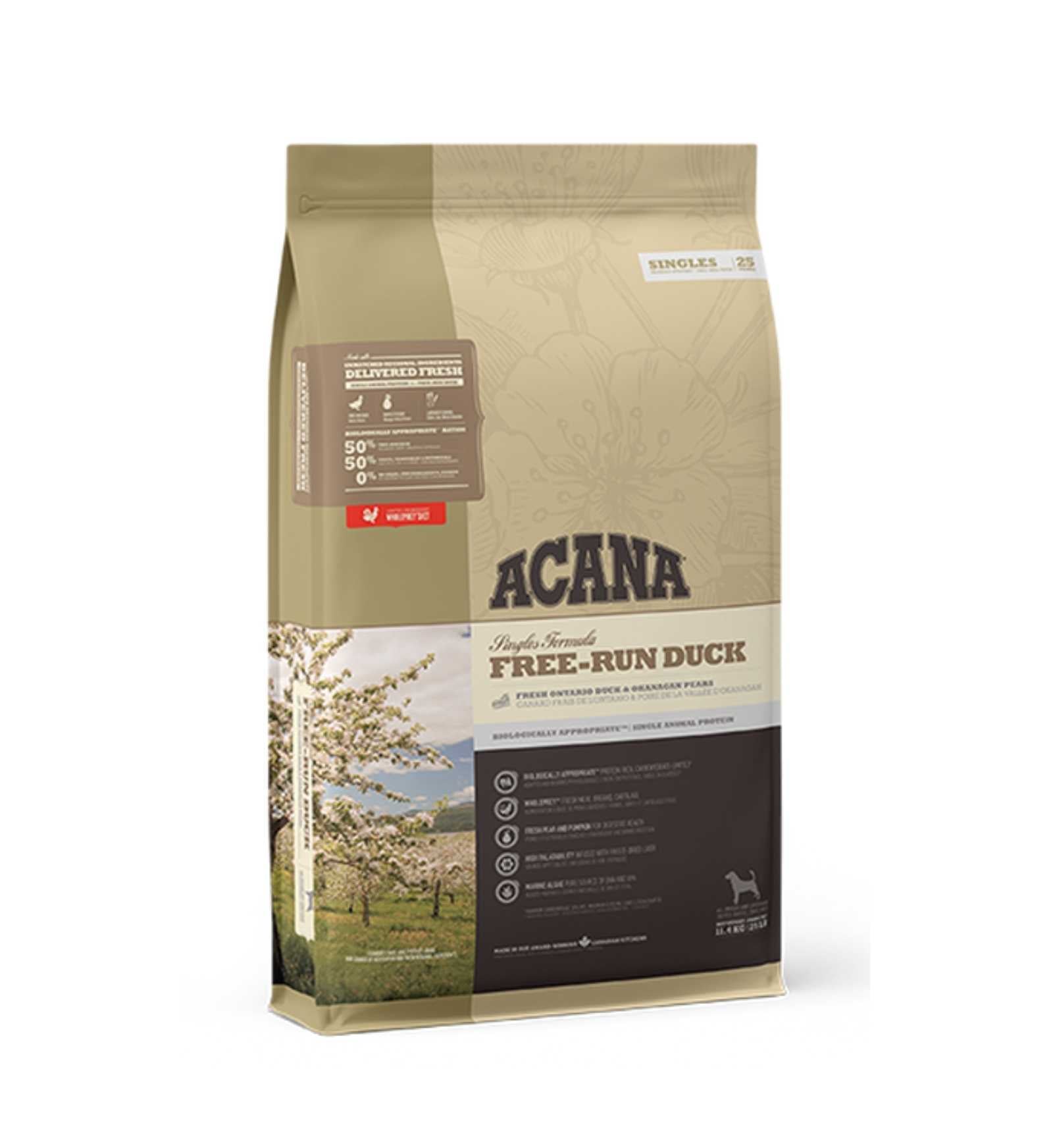 ACANA CANE ALL BREED FREE RUN DUCK ALL' ANATRA DA 11,4 KG