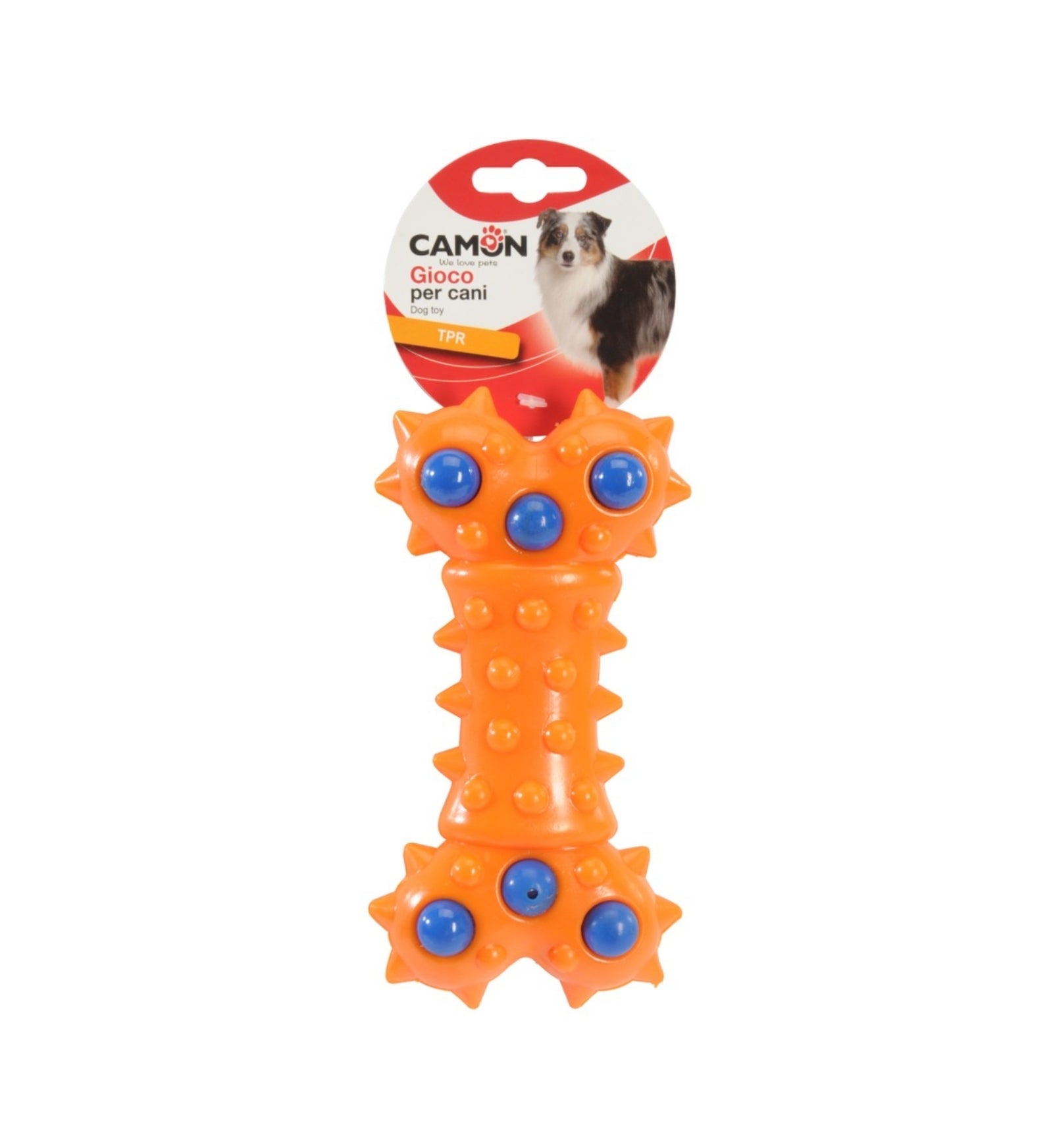 CAMON GIOCO CANE OSSO GEOMETRICO IN TPR DA 17,5 CM