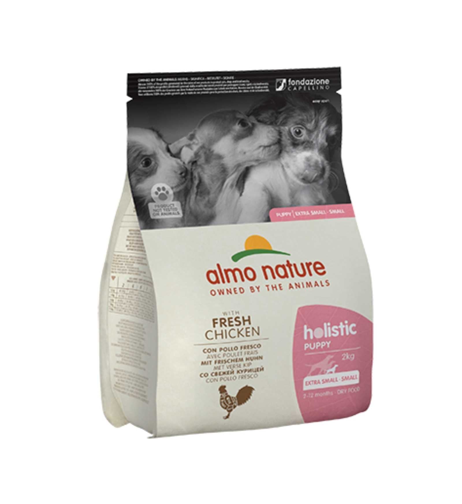 ALMO NATURE CANE HOLISTIC PUPPY SMALL CON POLLO E RISO DA 2 KG
