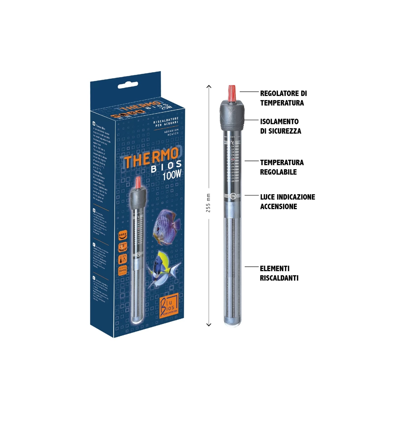 RISCALDATORE THERMO BIOS 100W
