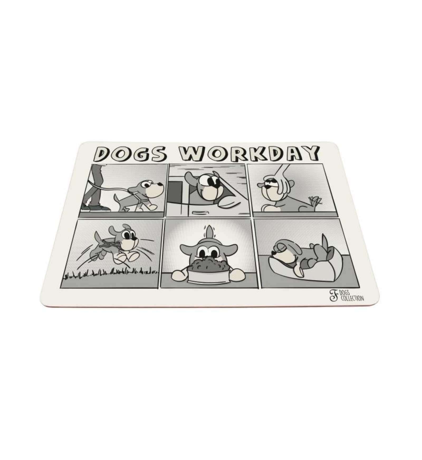 FERRIBIELLA CANE TAPPETINO SOTTOCIOTOLA DOGS WORKDAY 43 x 30 CM