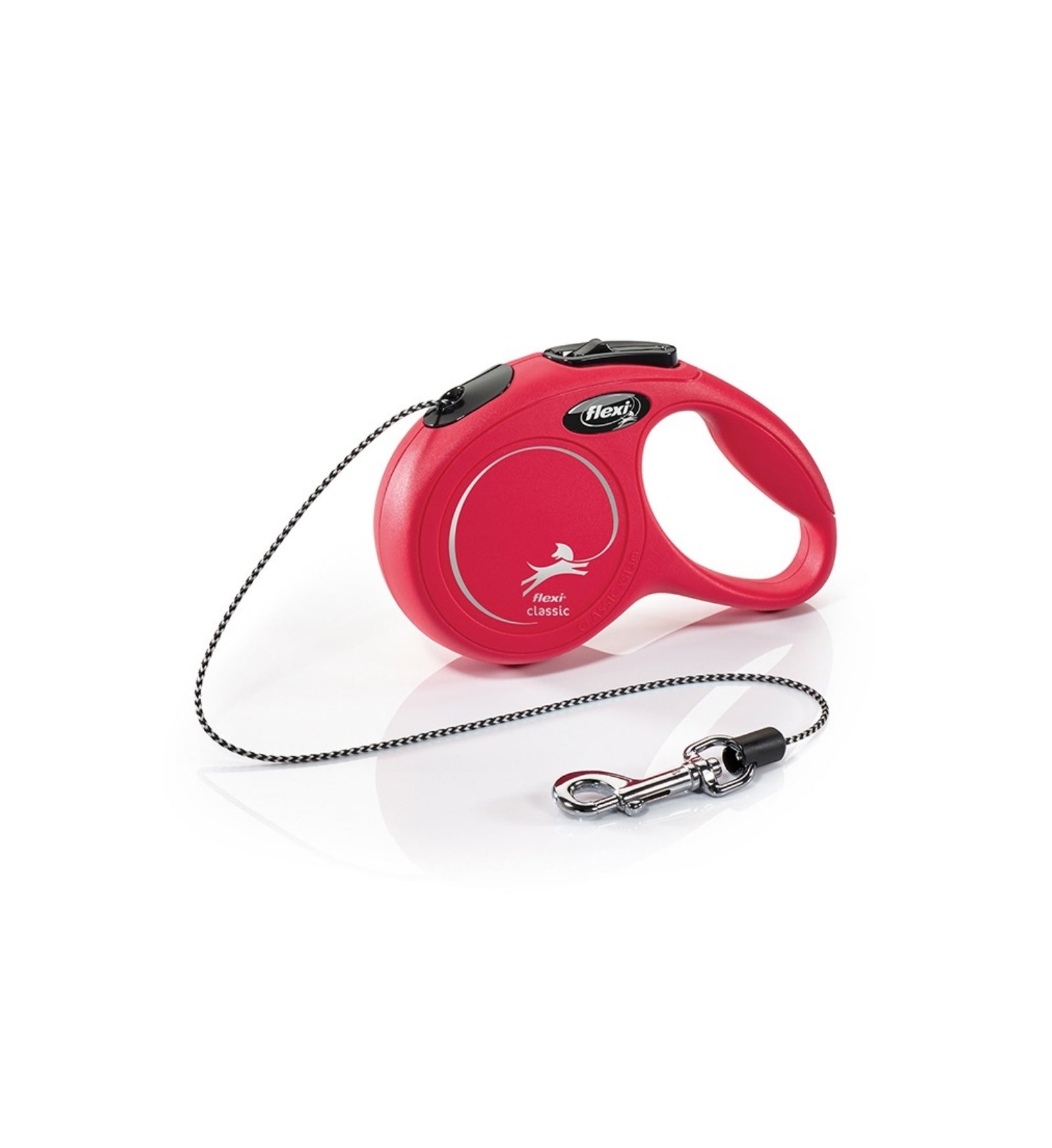 FLEXI CANE GUINZAGLIO NEW CLASSIC CORDA XS 3M ROSSO