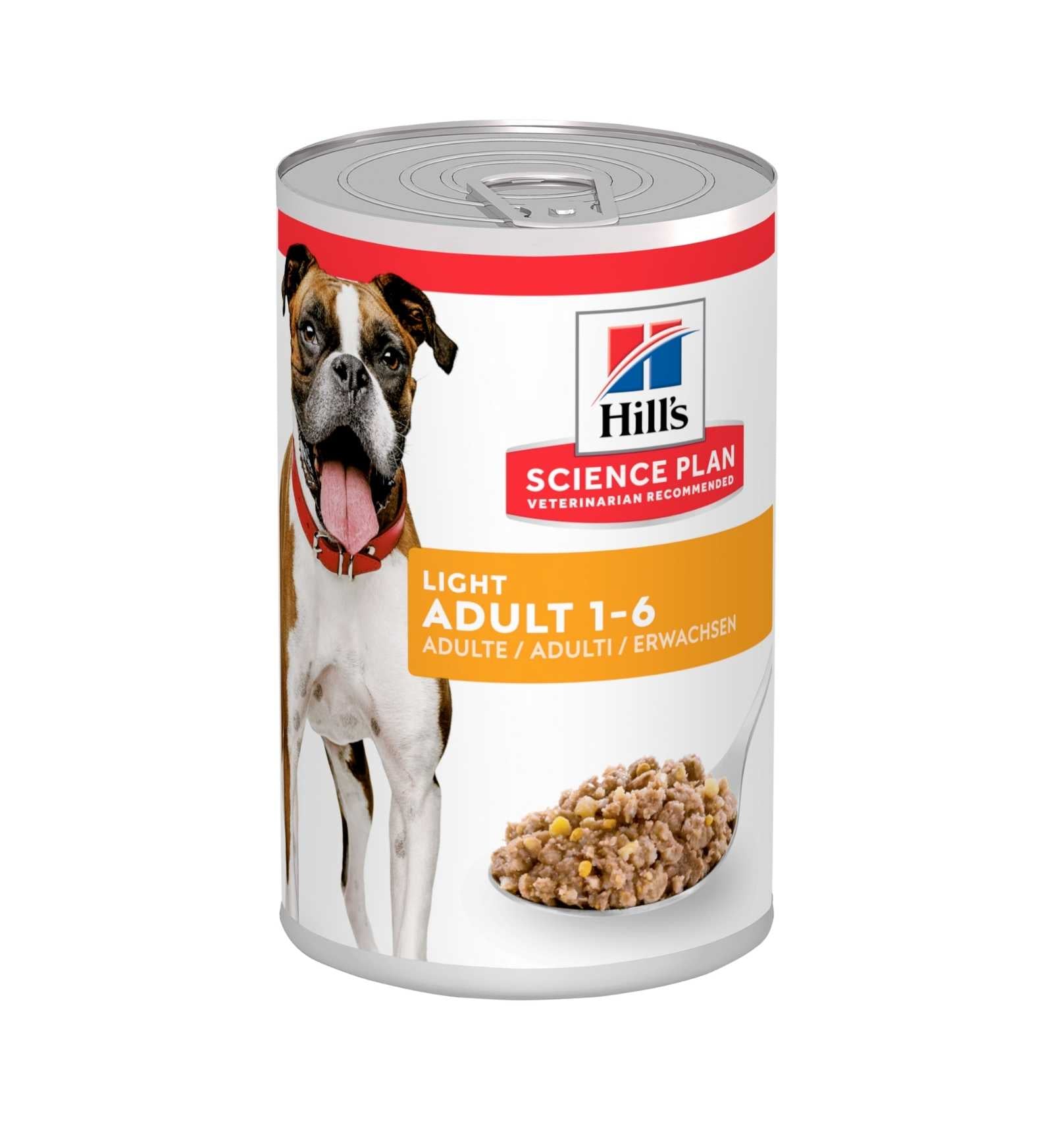 HILL'S SCIENCE PLAN CANE ADULT LIGHT AL POLLO DA 370G IN LATTINA