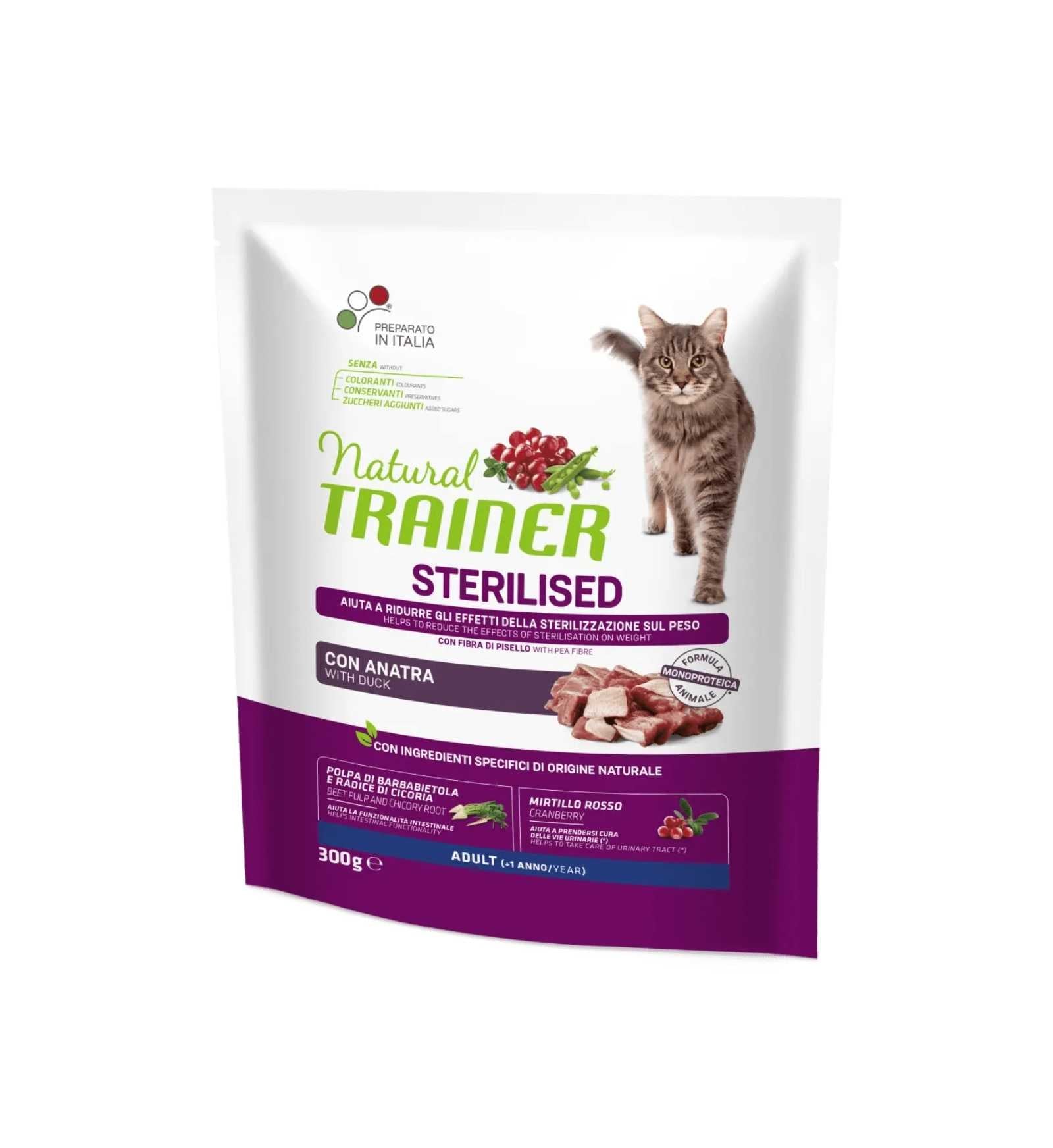 Natural Trainer - Sterilised Adult Con Tacchino Da 10 Kg | Moby Dick - Foto 6
