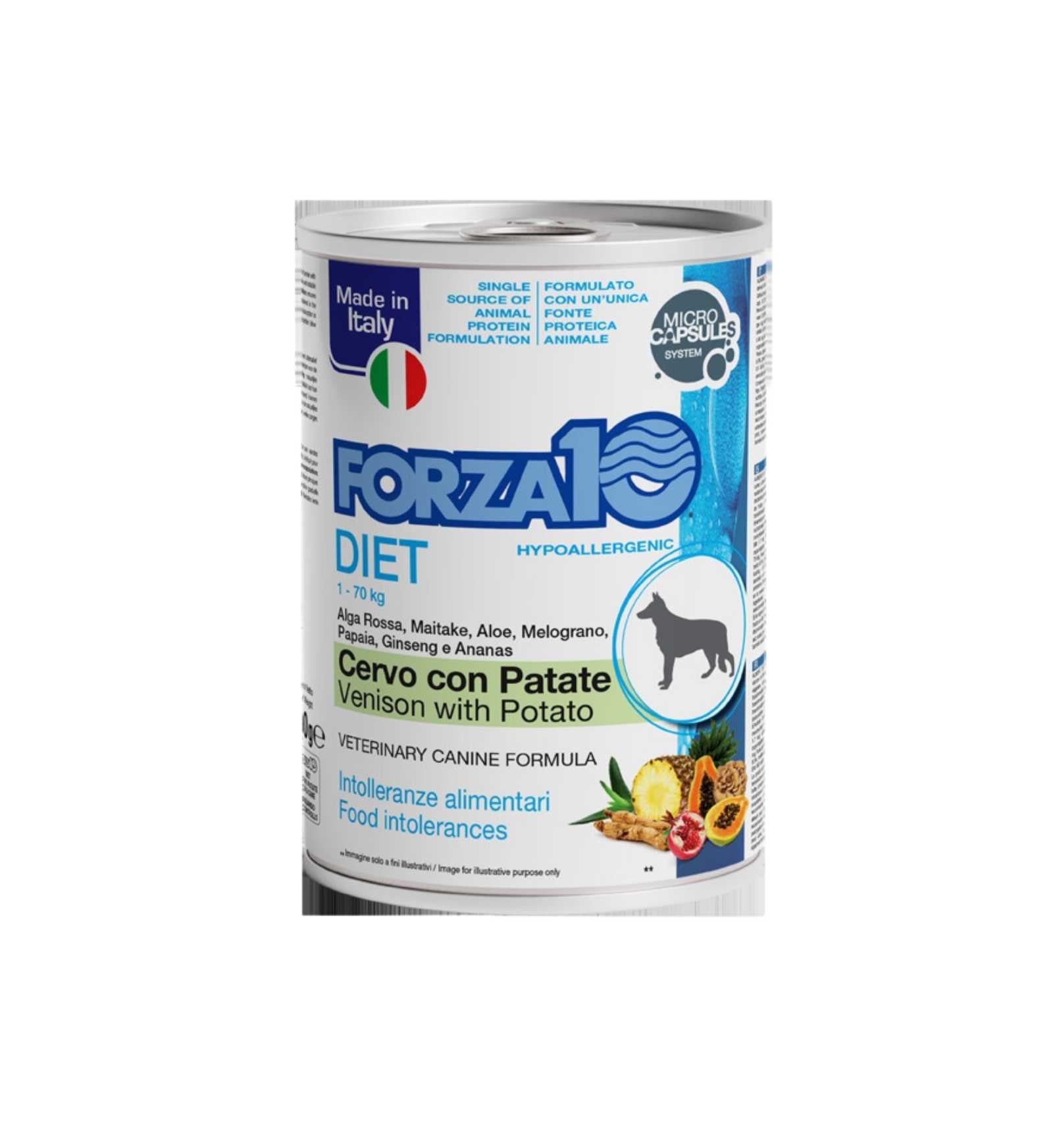 FORZA10 CANE DIET CON CERVO E PATATE DA 420 GR