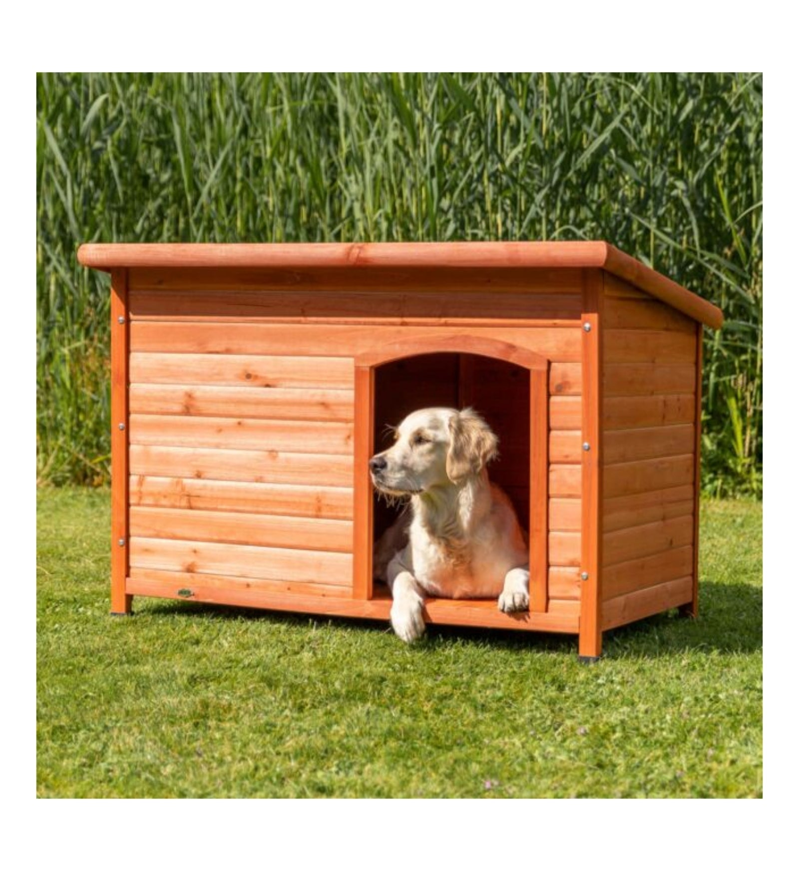 TRIXIE CANE CUCCIA CASETTA NATURA CLASSIC TETTO PIATTO TAGLIA M - L 104 x 72 x 68 CM COLORE MARRONE