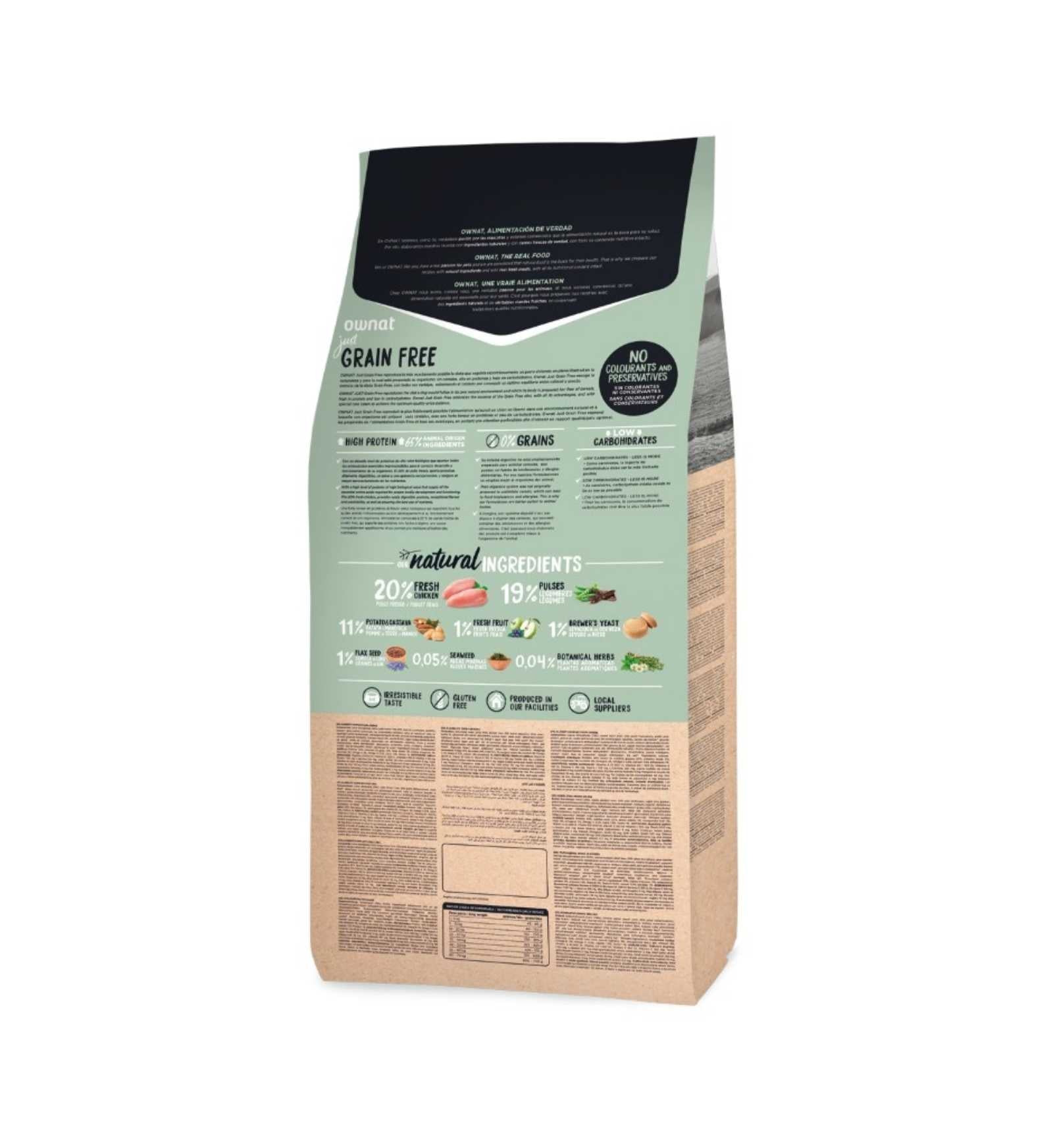 OWNAT CANE GRAIN FREE ADULT JUST POLLO DA 3 KG