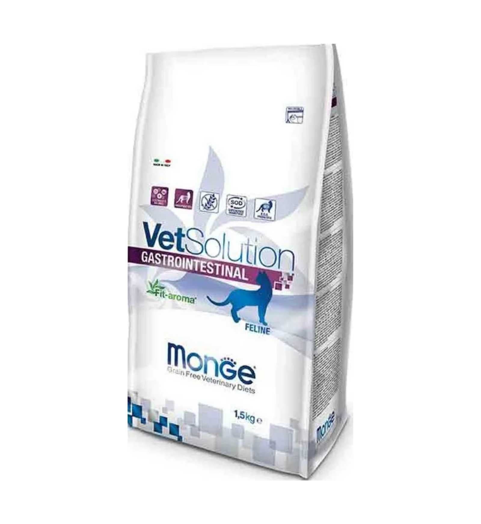 MONGE VETSOLUTION GATTO GRAIN FREE VETERINARY DIET GASTROINTESTINAL