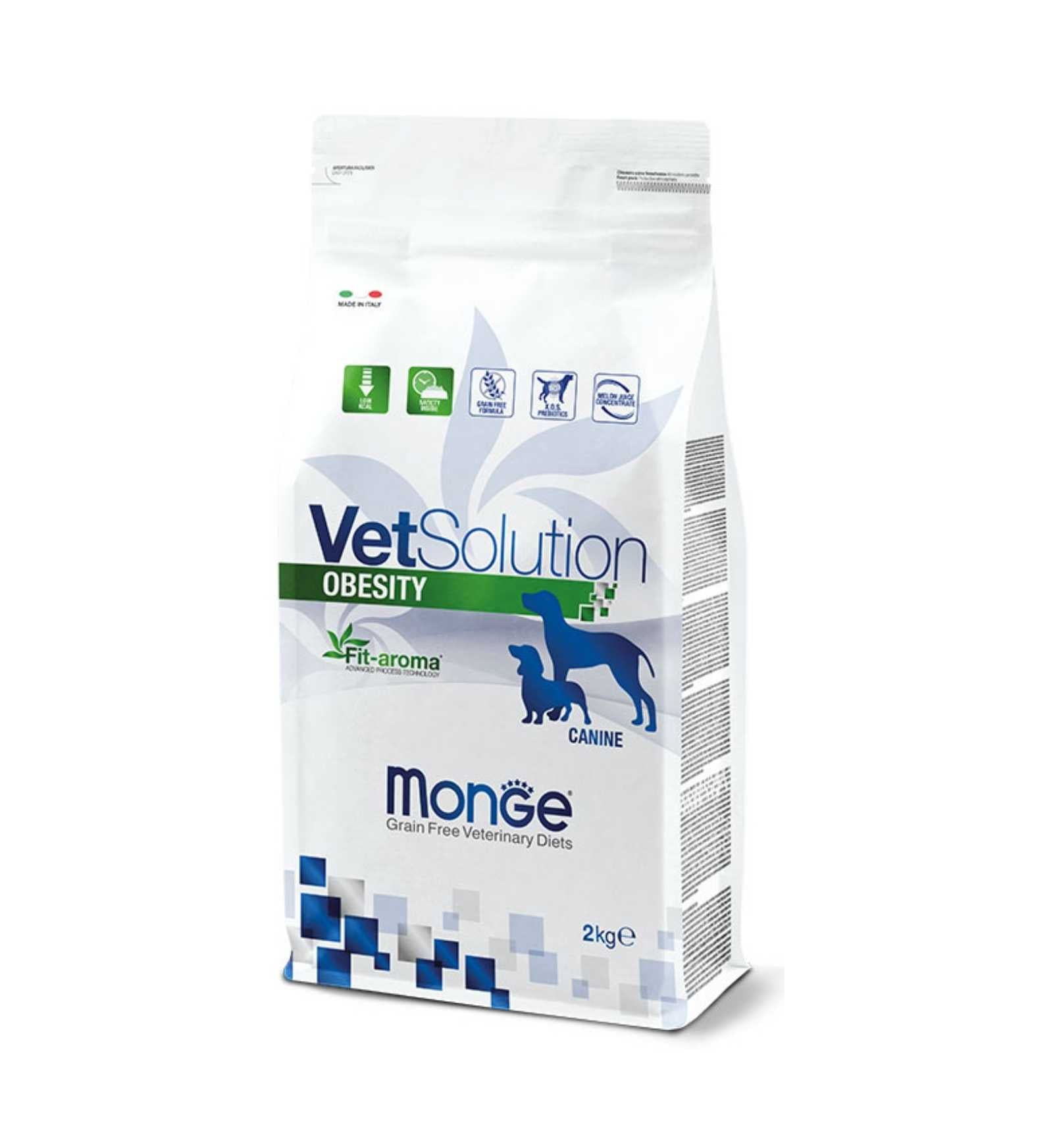 MONGE VETSOLUTION CANE GRAIN FREE VETERINARY DIET OBESITY