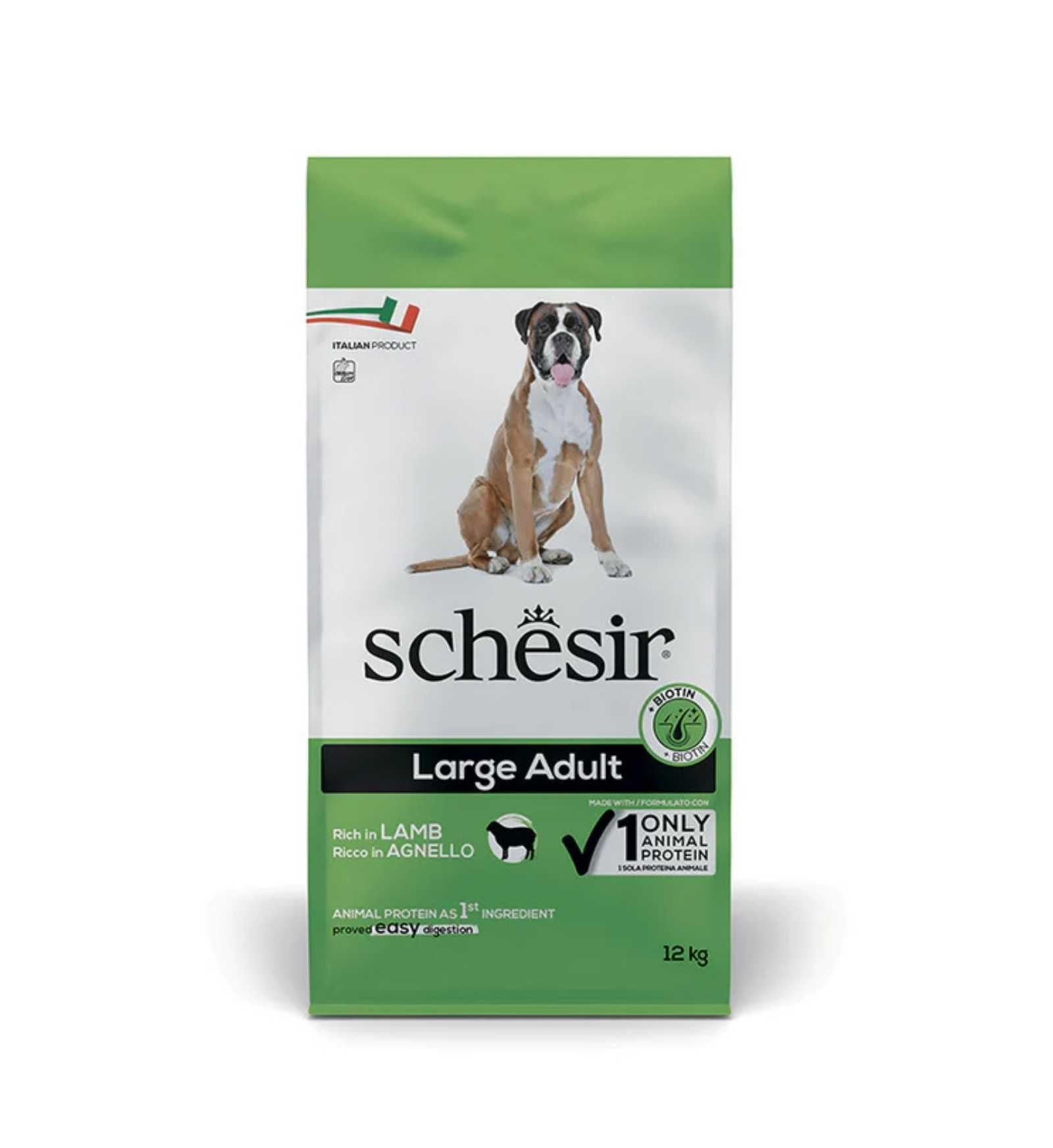 SCHESIR CANE ADULT LARGE ALL'AGNELLO DA 12 KG