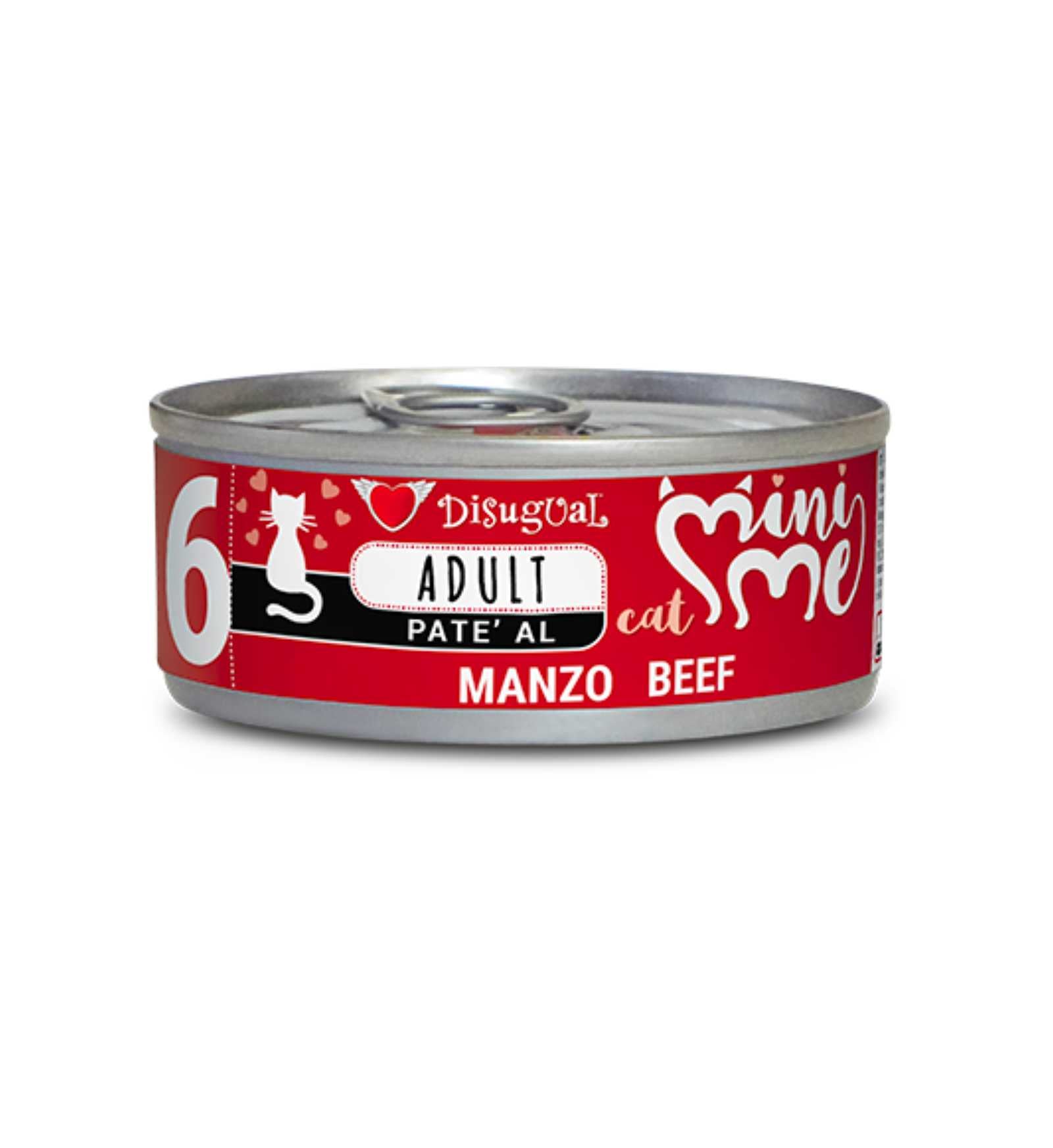DISUGUAL GATTO PATE' AL MANZO DA 85 GR IN LATTINA