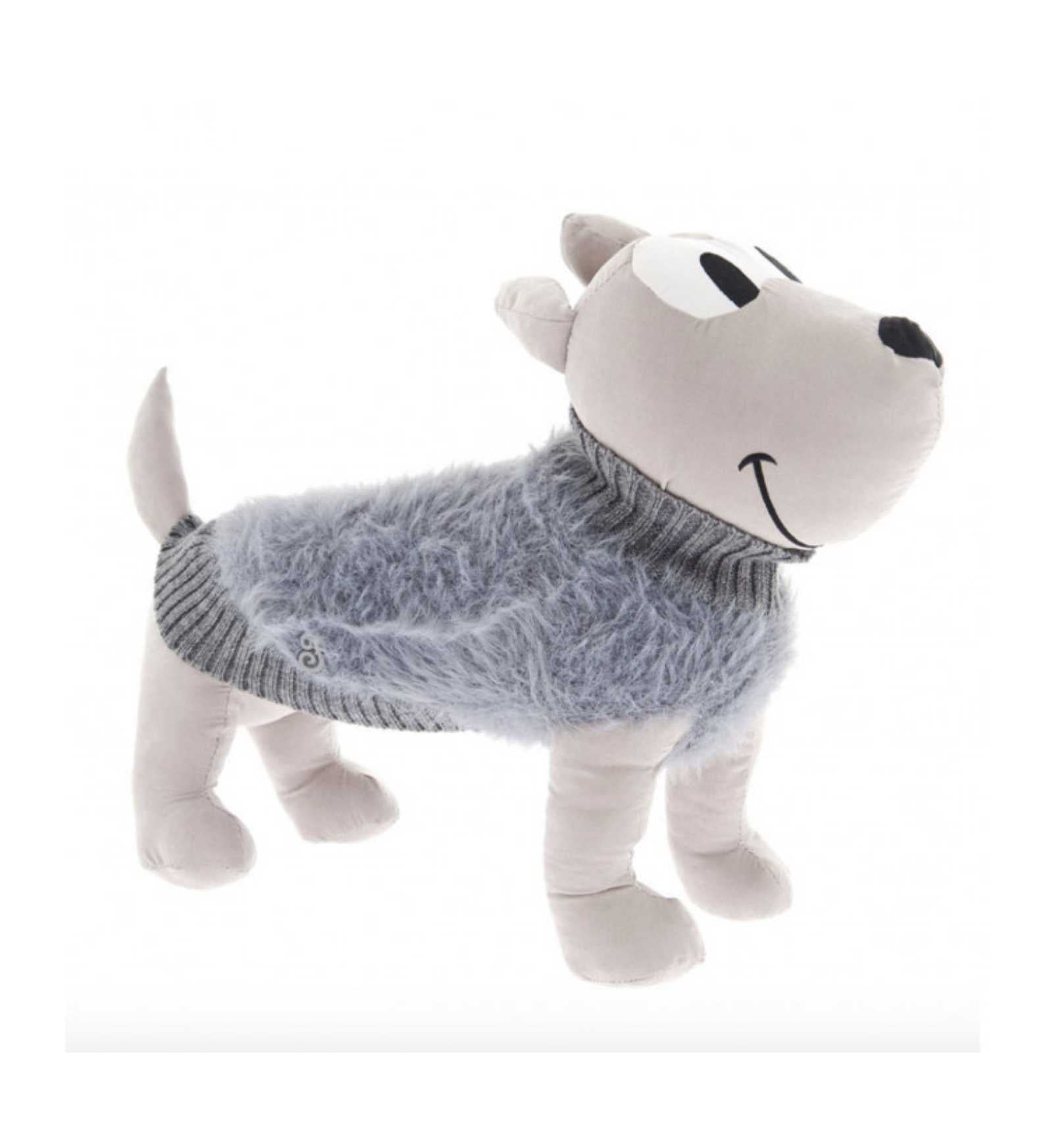 FERRIBIELLA CANE MAGLIONCINO BATUFFOLO GRIGIO