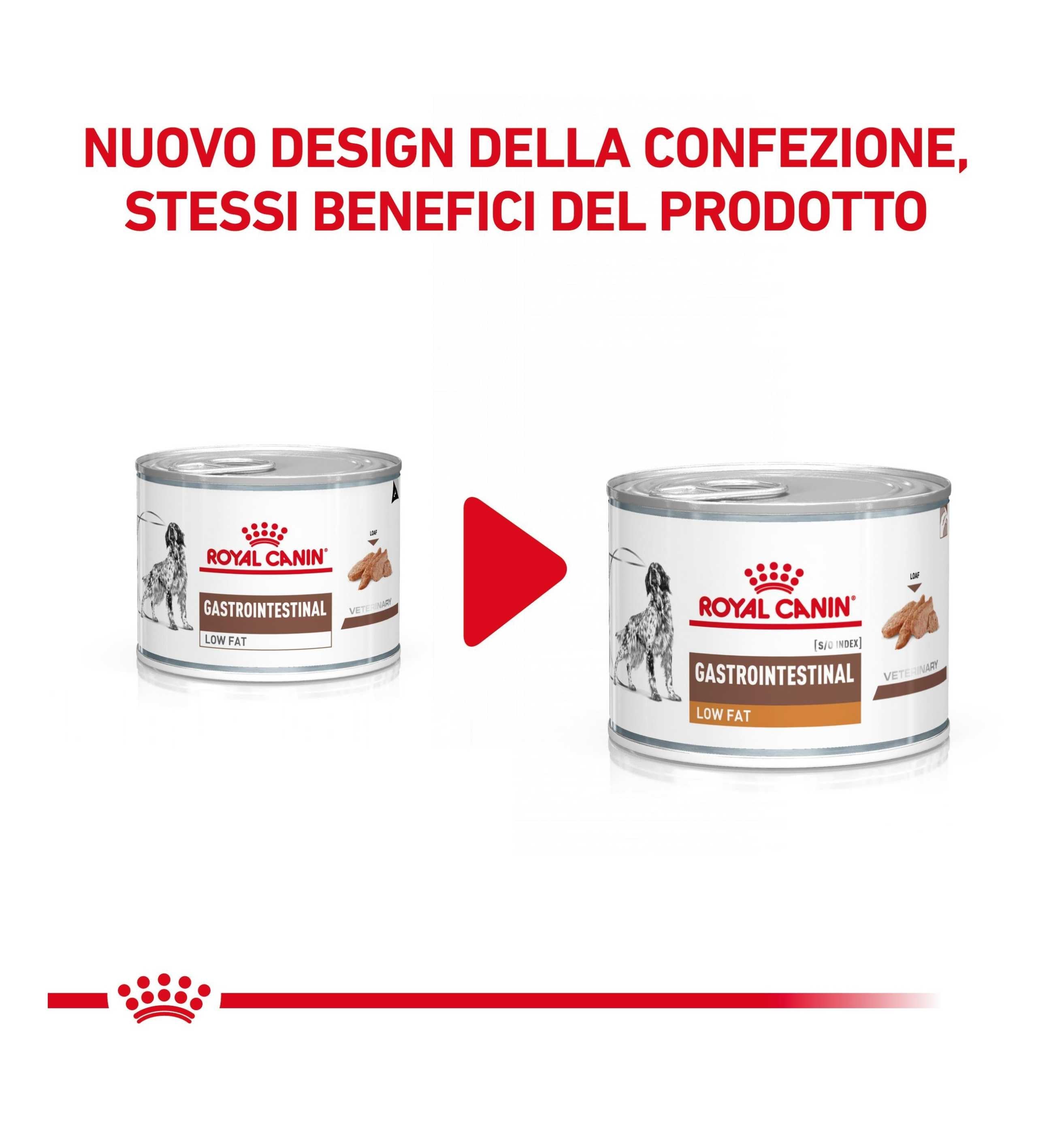 ROYAL CANIN CANE DIET GASTROINTESTINAL LOW FAT IN LATTINA