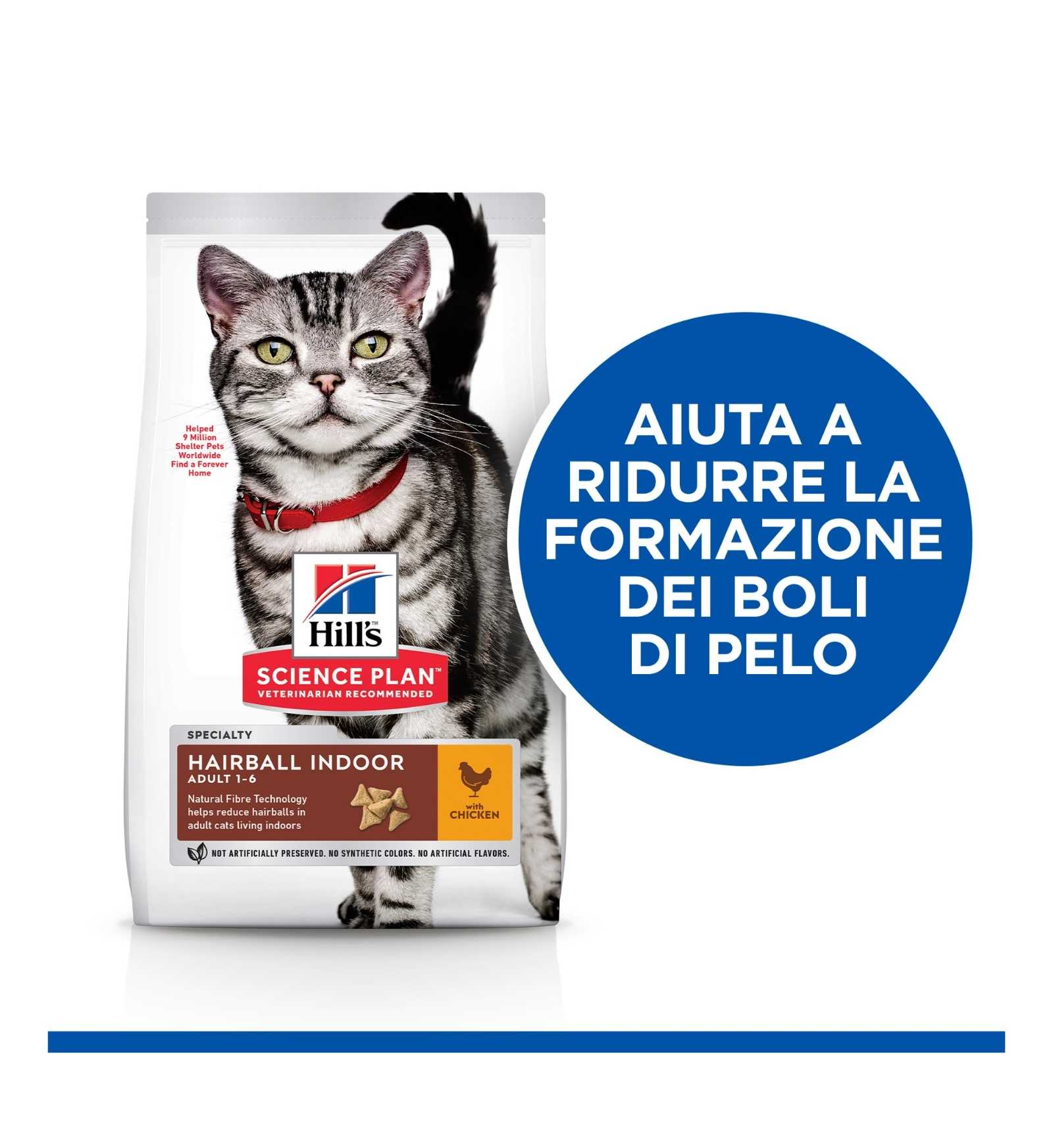 HILL'S SCIENCE PLAN GATTO ADULT HAIRBALL INDOOR AL POLLO