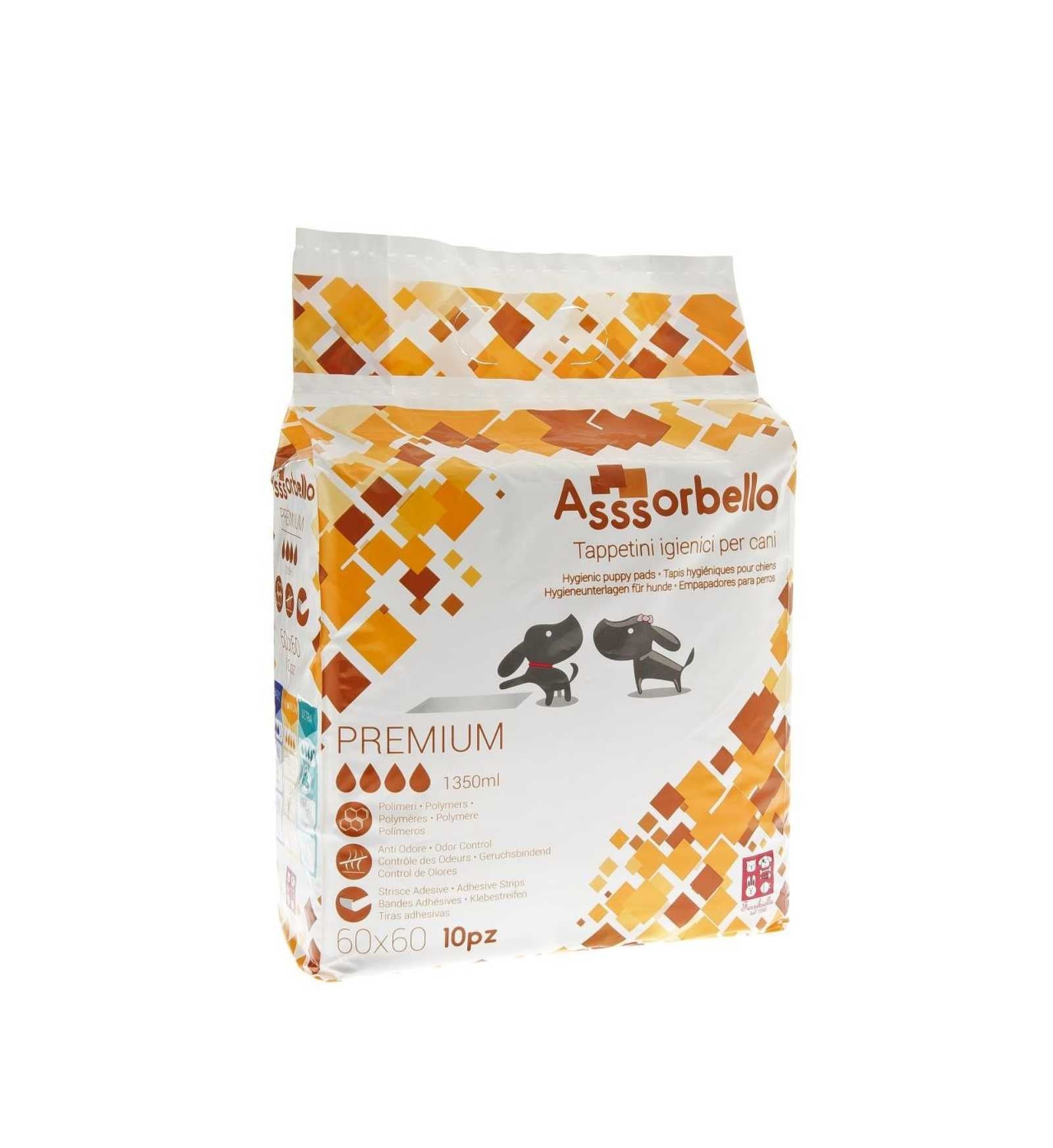FERRIBIELLA TRAVERSINE/ TAPPETINI IGIENICI CANE PREMIUM 60x60 CM