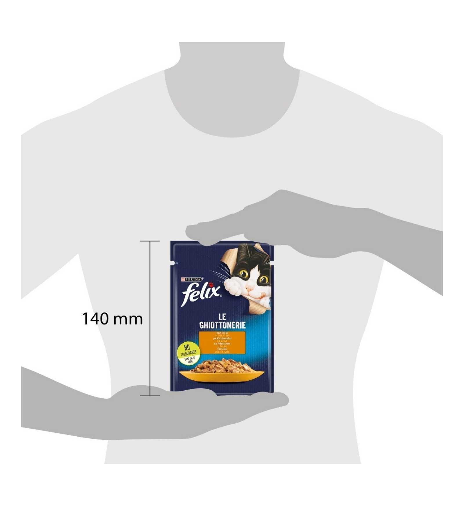 PURINA FELIX LE GHIOTTONERIE GATTO IN GELATINA AL POLLO DA 85 GR IN BUSTA