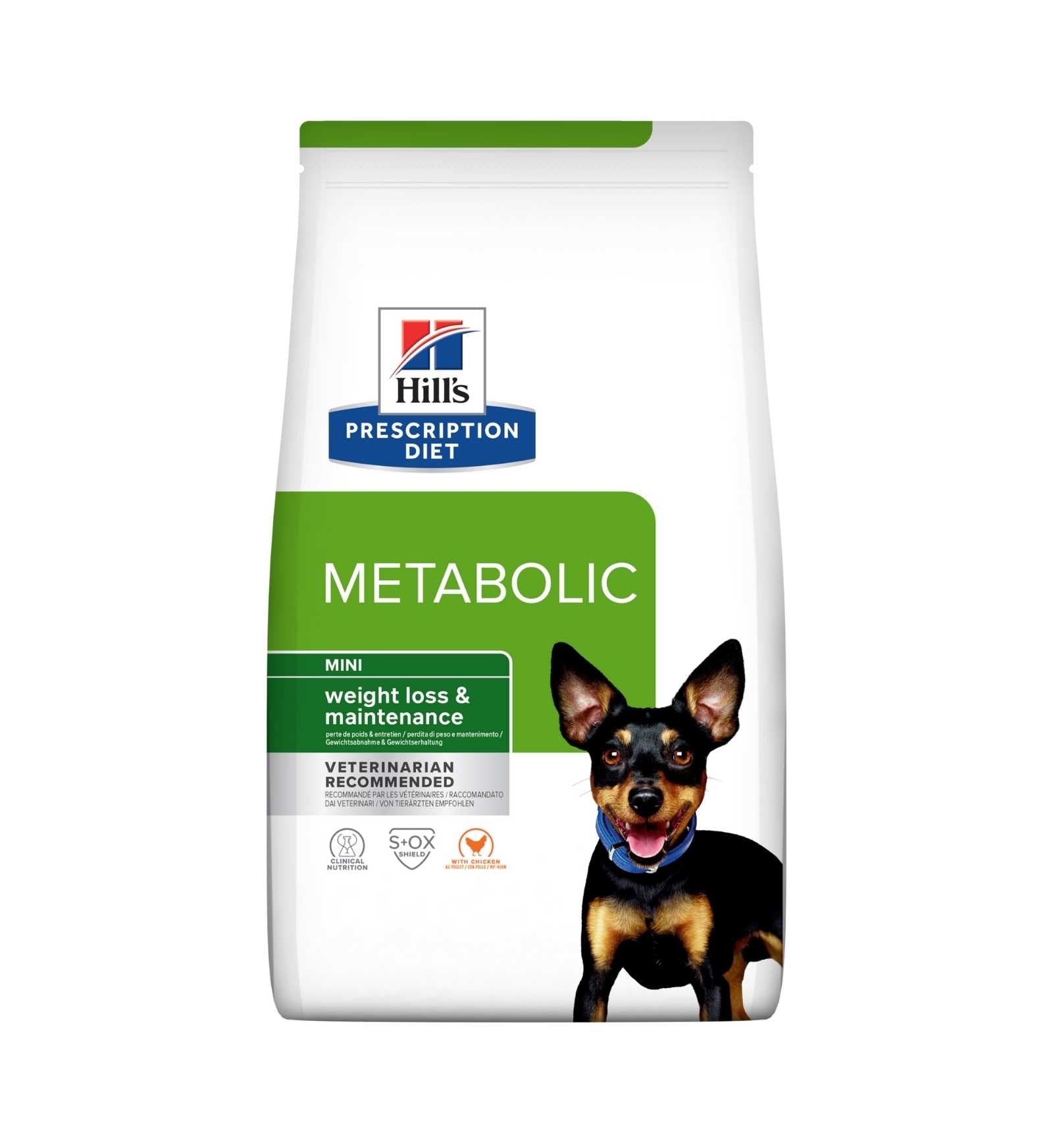 HILL'S PRESCRIPTION DIET CANE METABOLIC WEIGHT LOSS & MAINTENANCE MINI POLLO