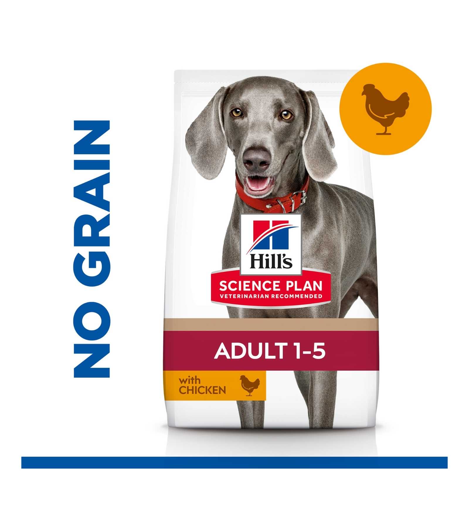 HILL'S SCIENCE PLAN CANE ADULT LARGE BREED NO GRAIN AL POLLO DA 12 KG