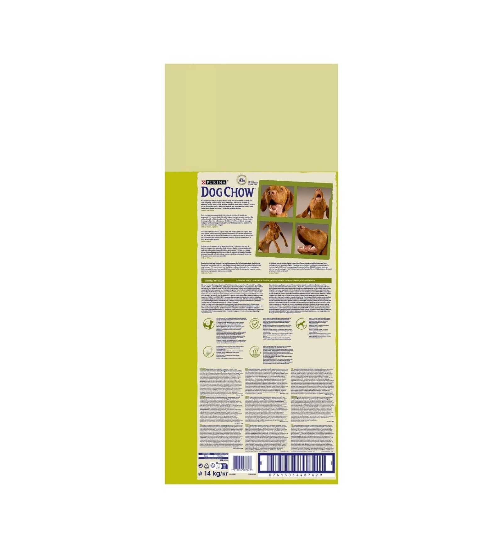 PURINA CHOW DOG TONUS CANE ADULT AL POLLO