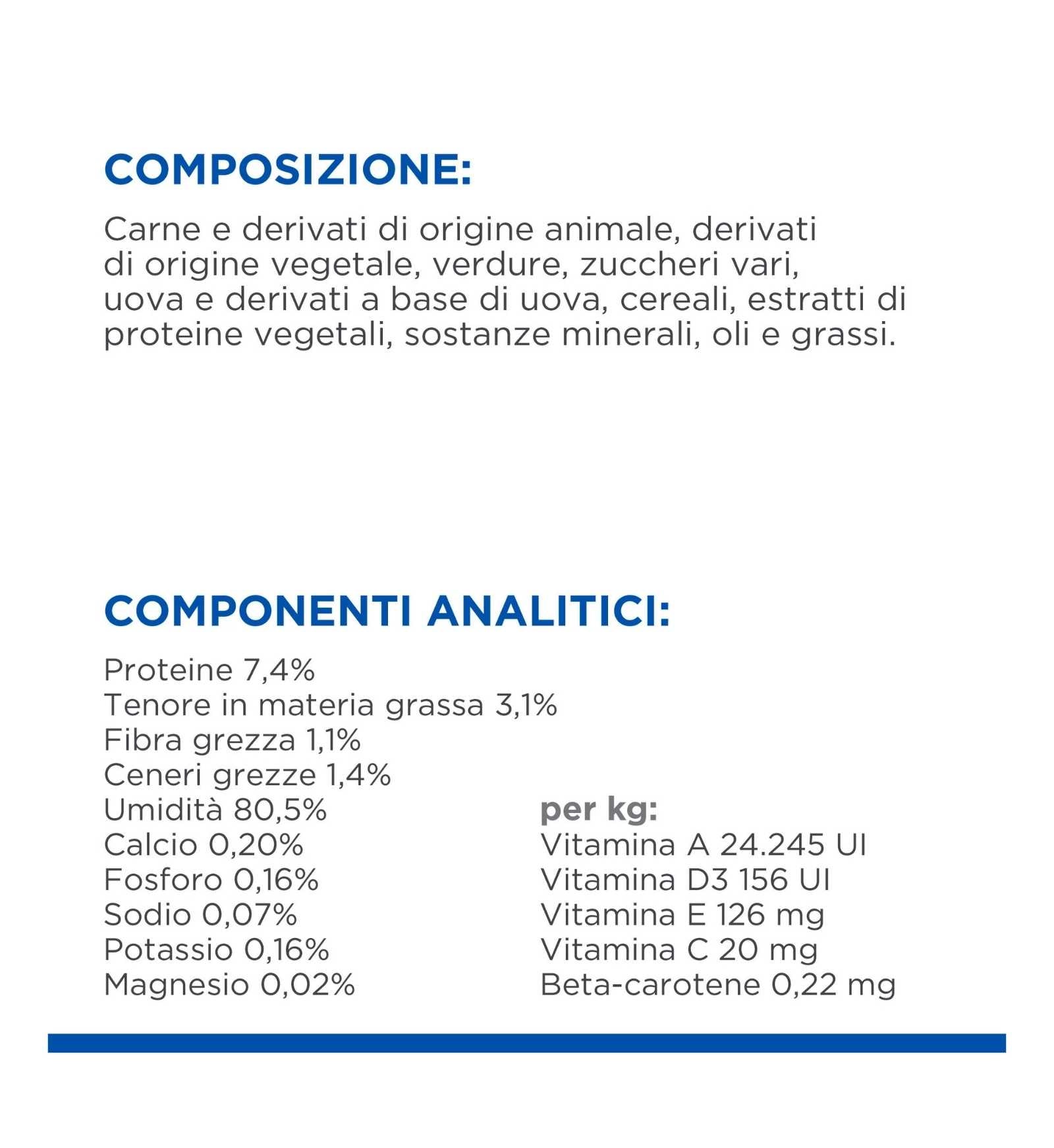 HILL'S SCIENCE PLAN GATTO ADULT STERILISED AL TACCHINO DA 85 GR IN BUSTA