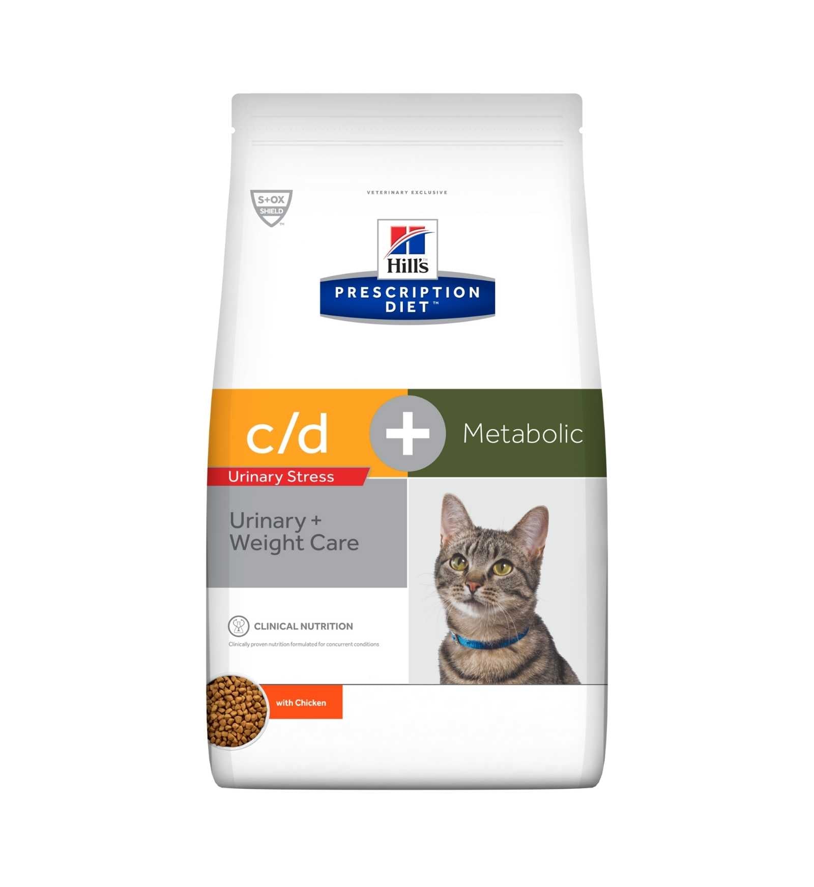 HILL'S PRESCRIPTION DIET GATTO C/D URINARY STRESS + METABOLIC CON POLLO