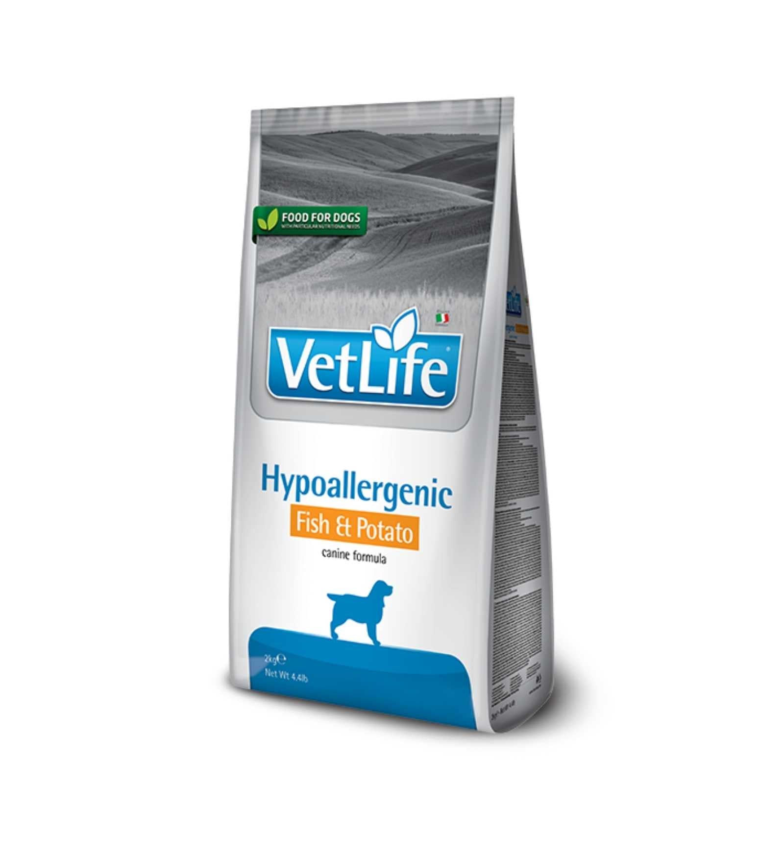 FARMINA VET LIFE CANE HYPOALLERGENIC PESCE E PATATE